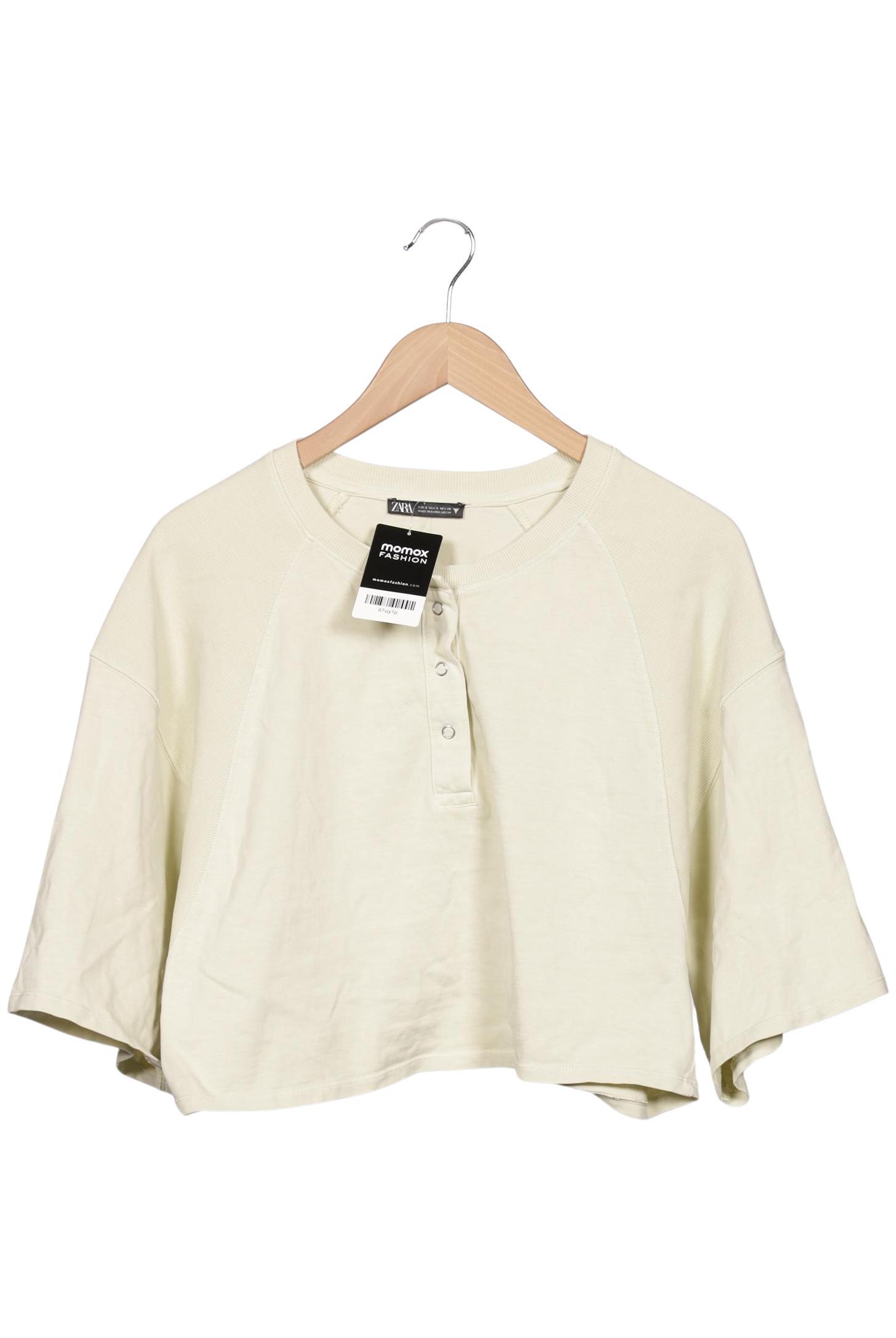 

Zara Damen T-Shirt, gelb, Gr. 36