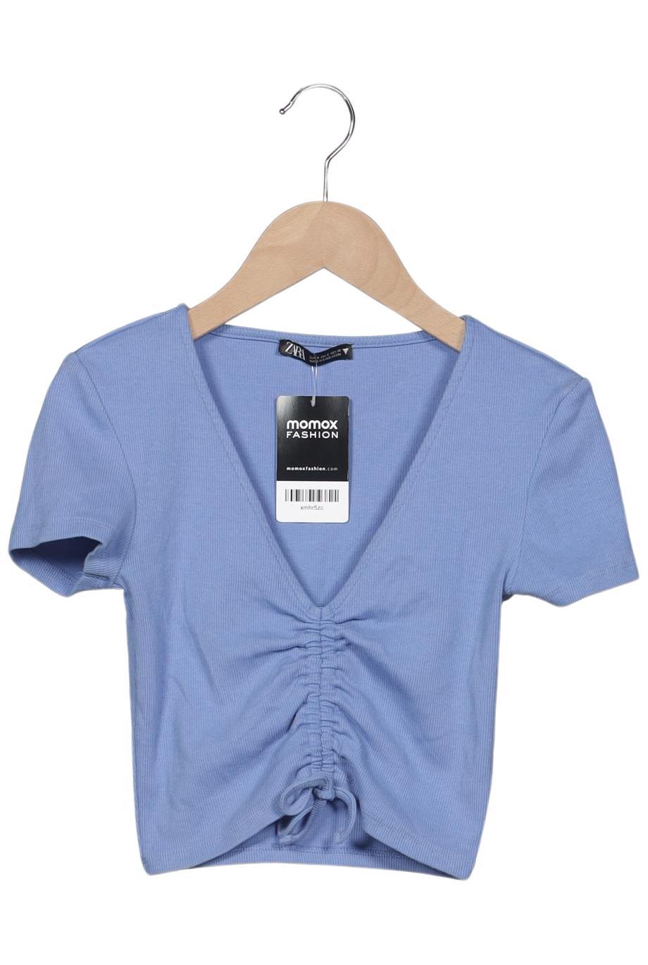 

Zara Damen T-Shirt, blau, Gr. 36