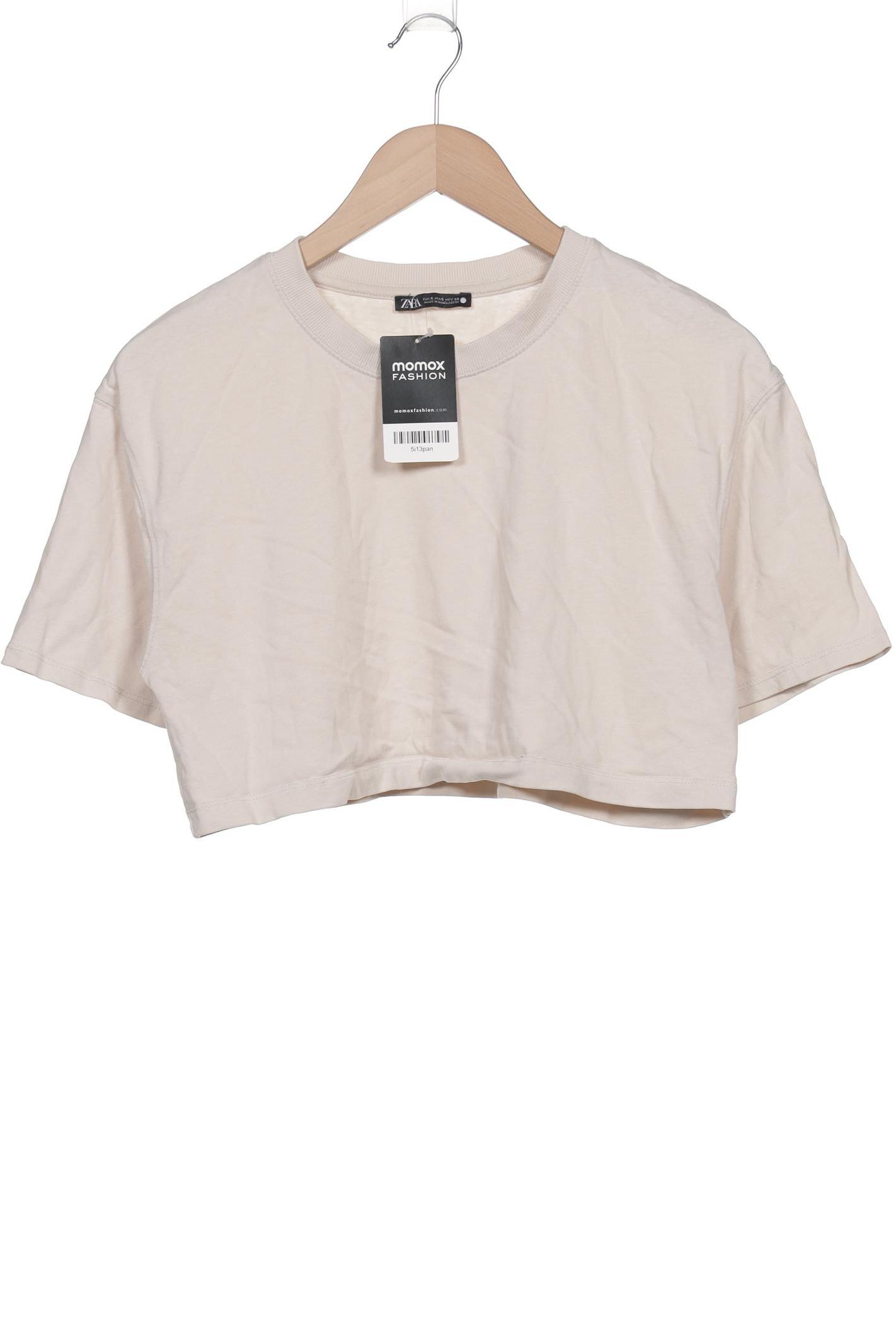 

Zara Damen T-Shirt, beige, Gr. 36