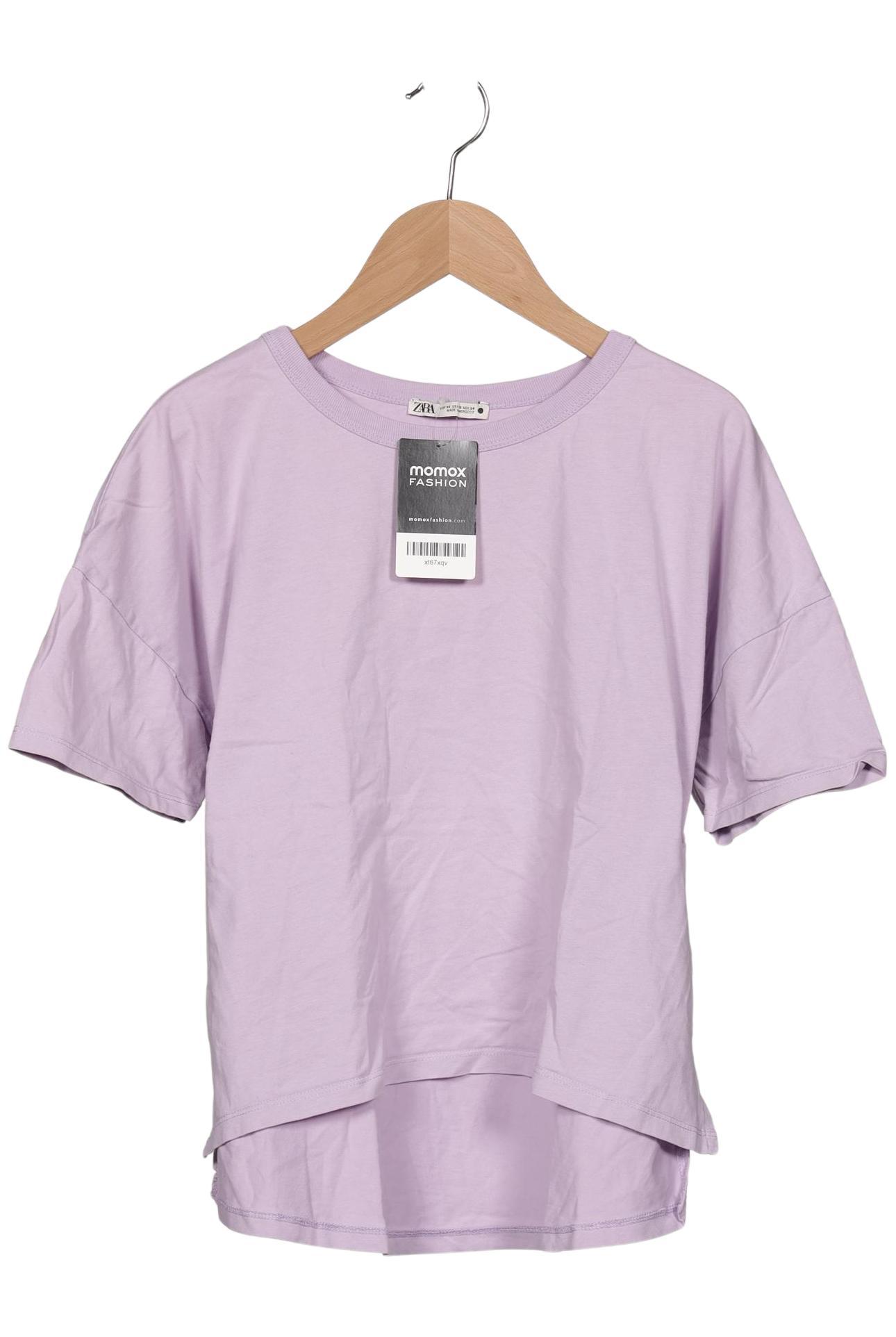 

Zara Damen T-Shirt, flieder, Gr. 34