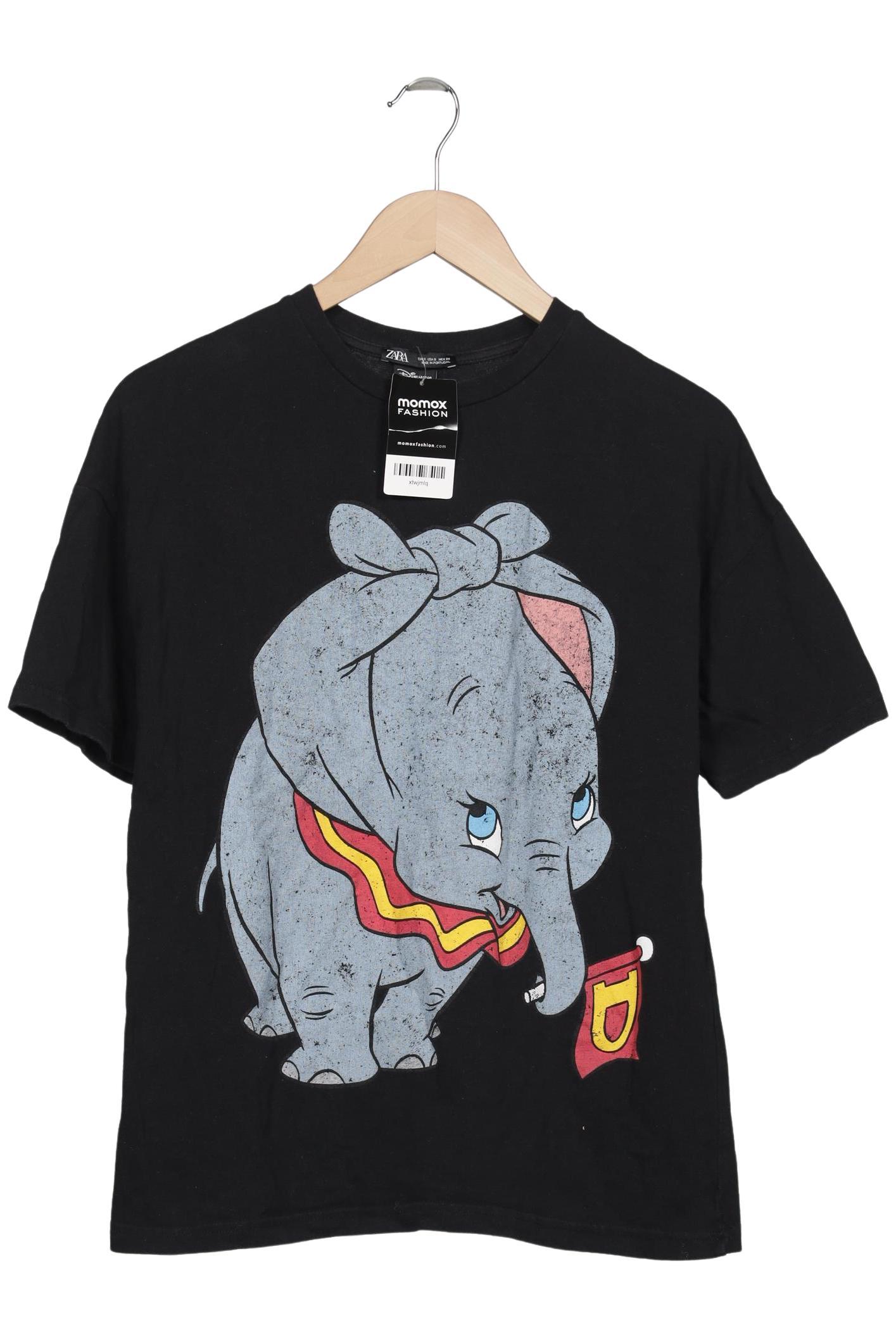 

Zara Damen T-Shirt, schwarz, Gr. 36