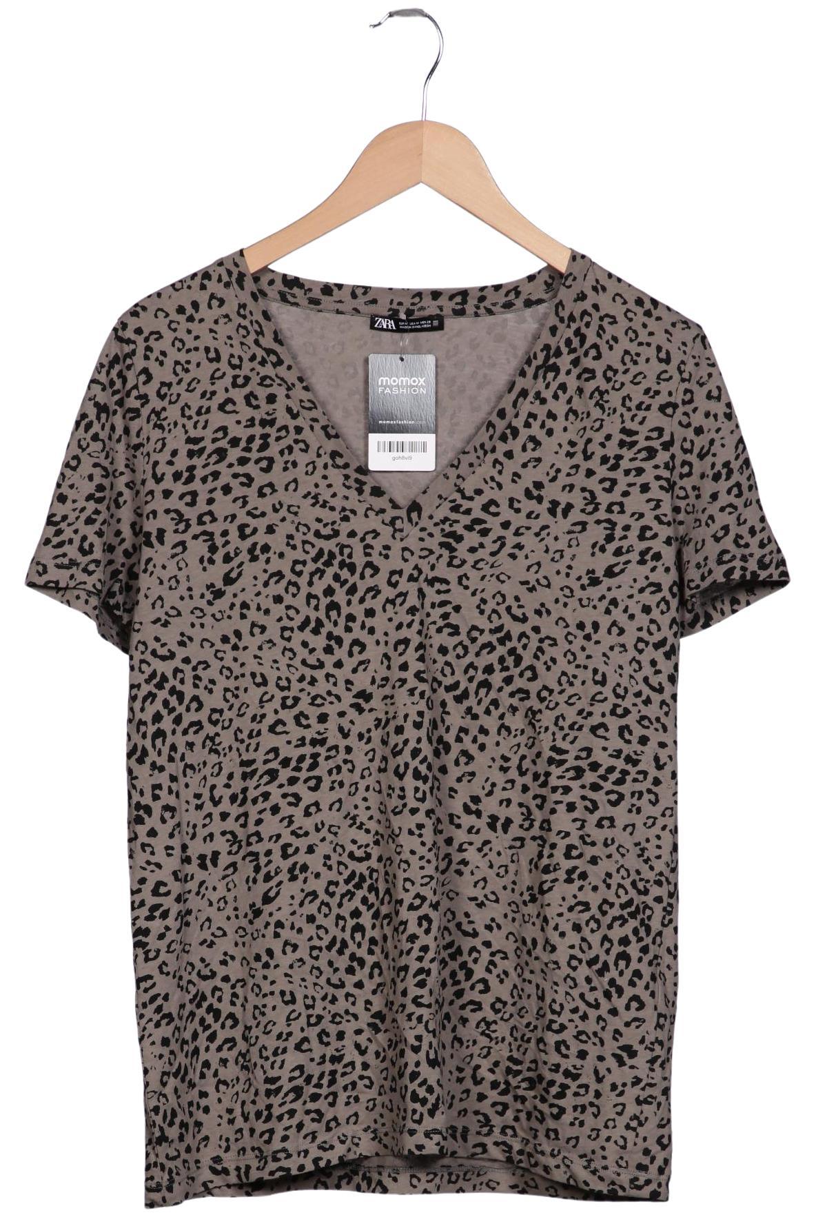 

Zara Damen T-Shirt, grau, Gr. 38