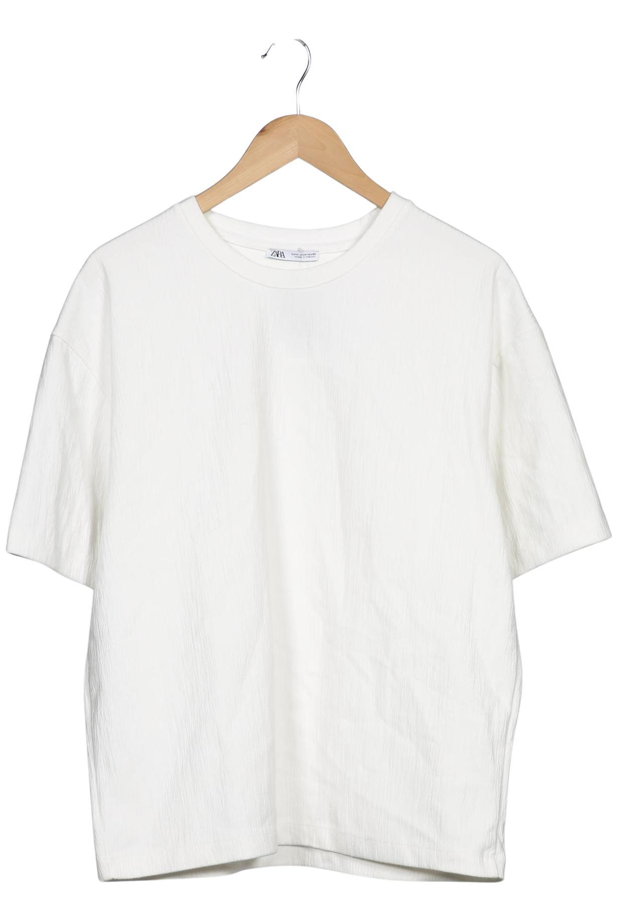 

Zara Damen T-Shirt, weiß, Gr. 38