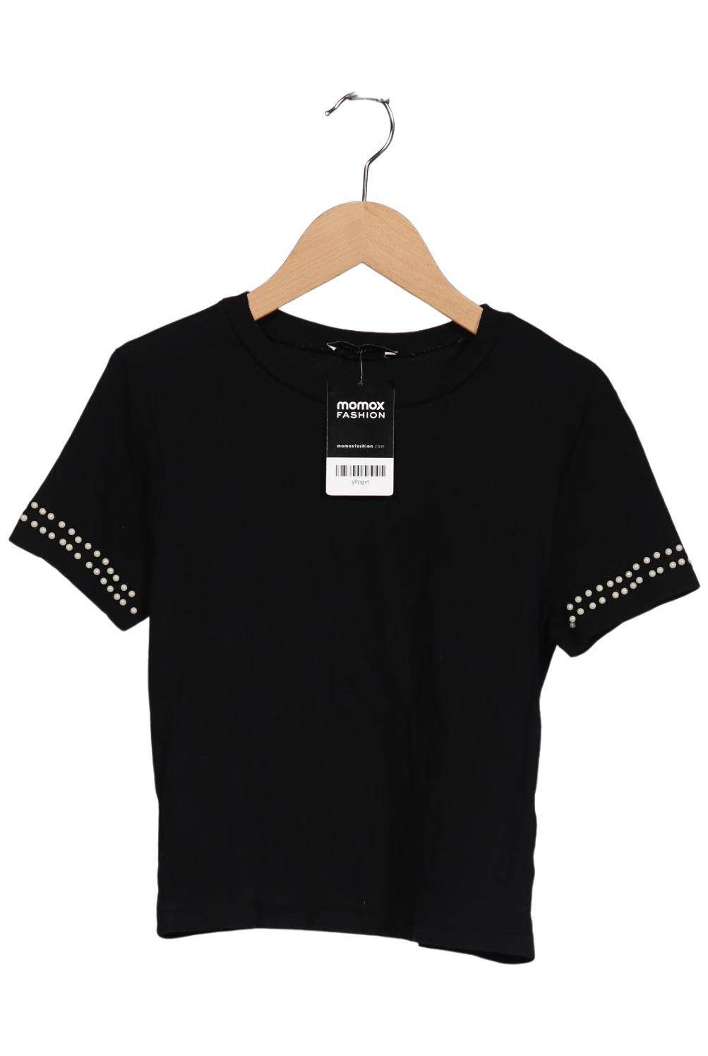 

Zara Damen T-Shirt, schwarz, Gr. 38