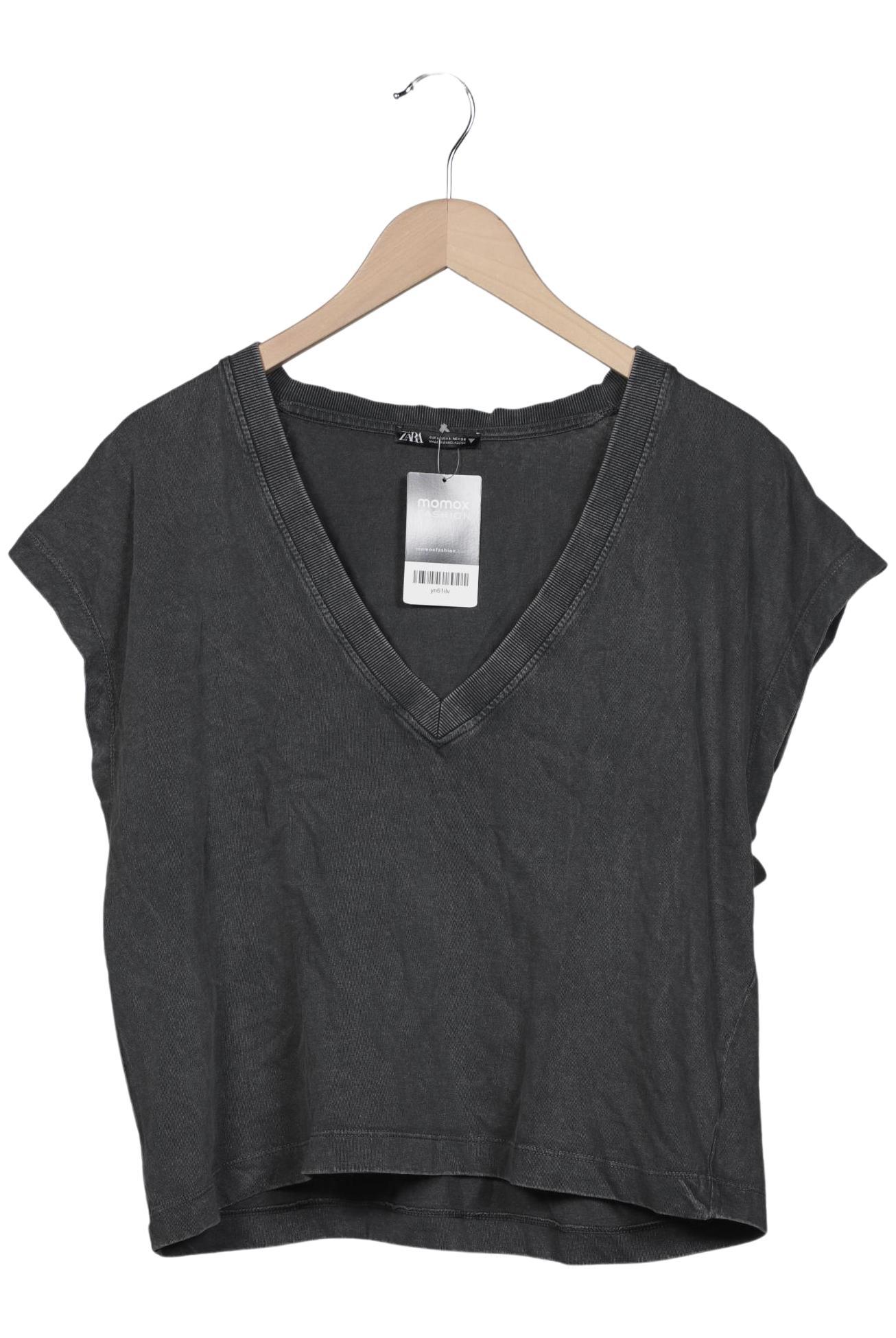 

Zara Damen T-Shirt, grau, Gr. 42