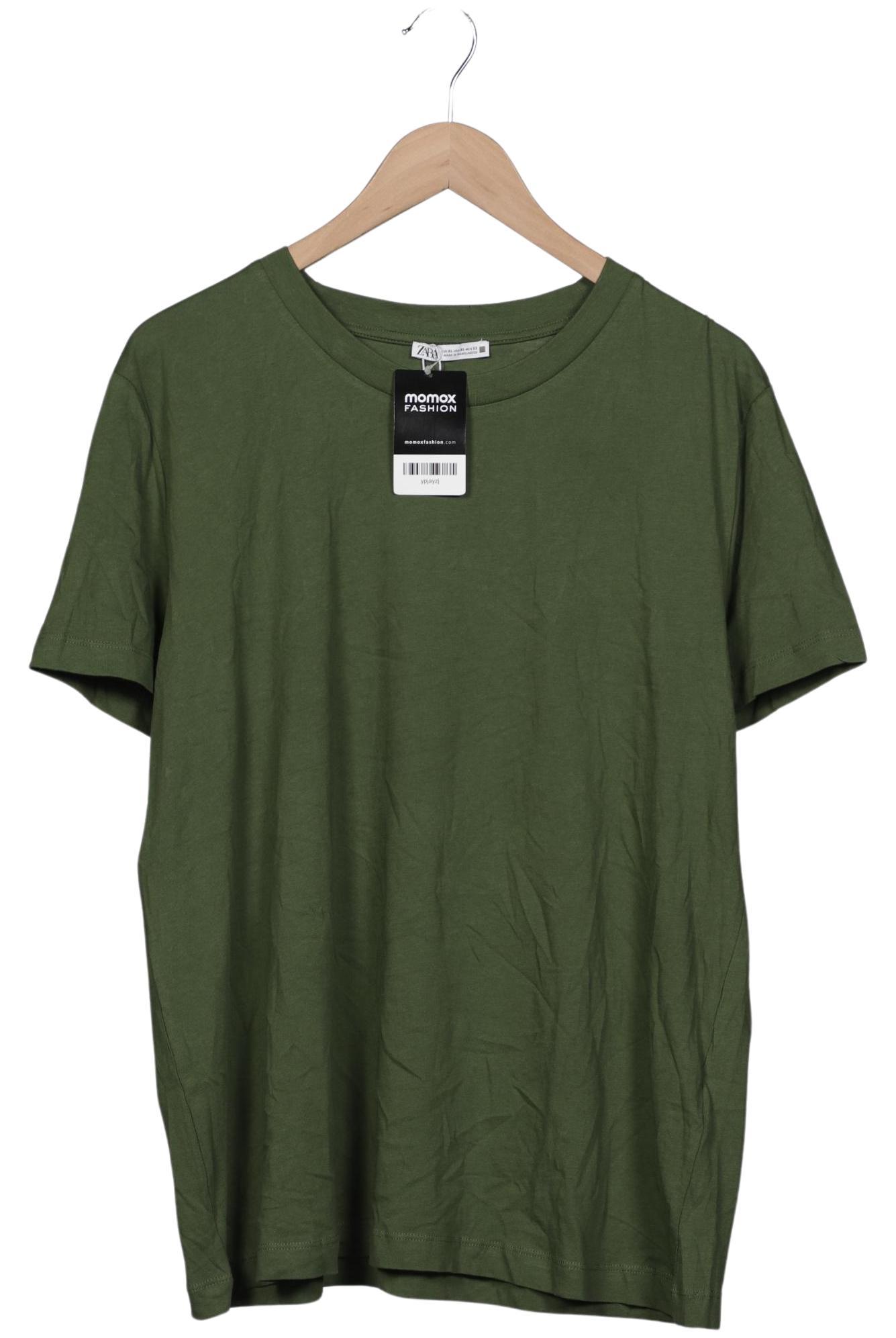 

Zara Damen T-Shirt, grün, Gr. 44