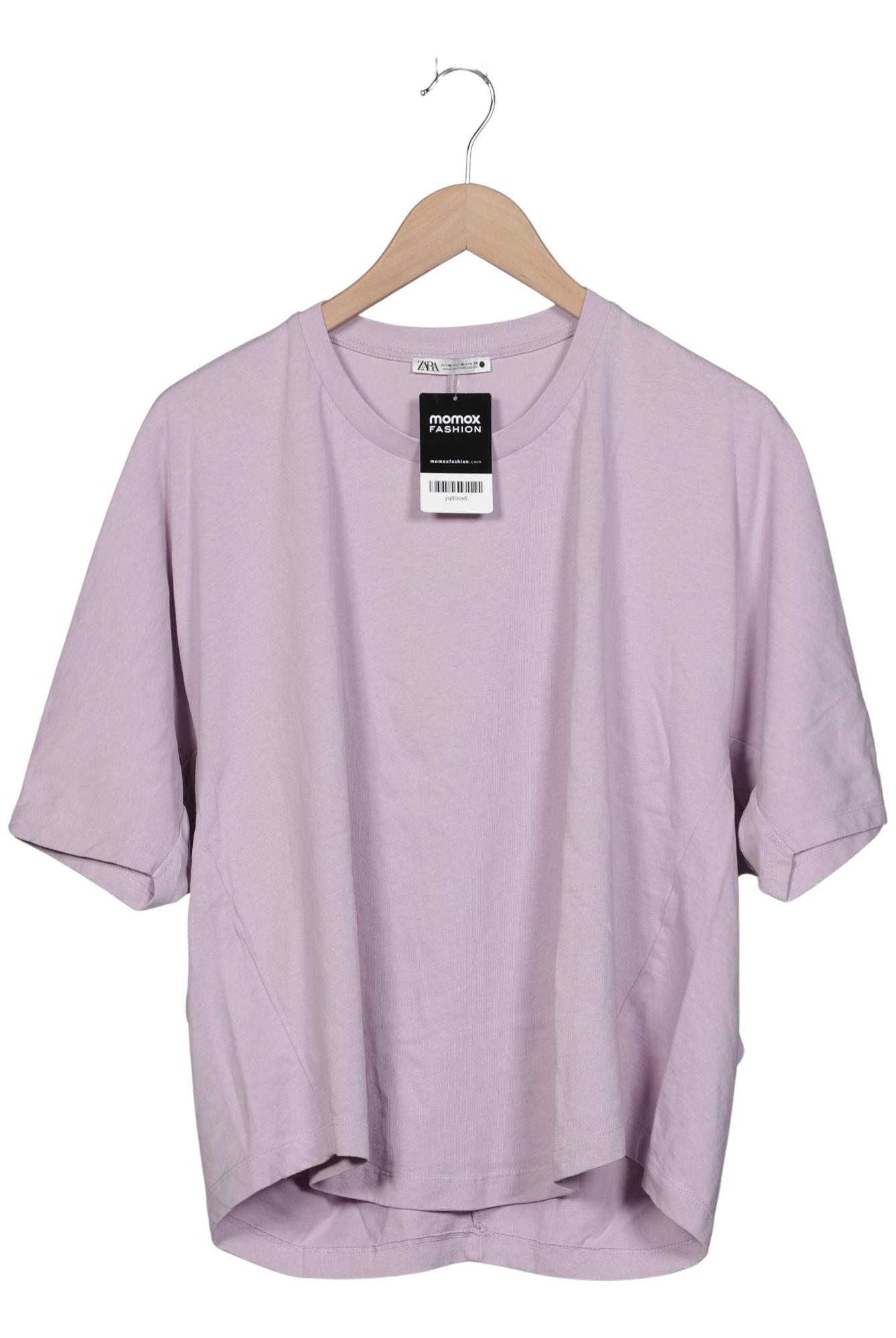 

Zara Damen T-Shirt, flieder, Gr. 38