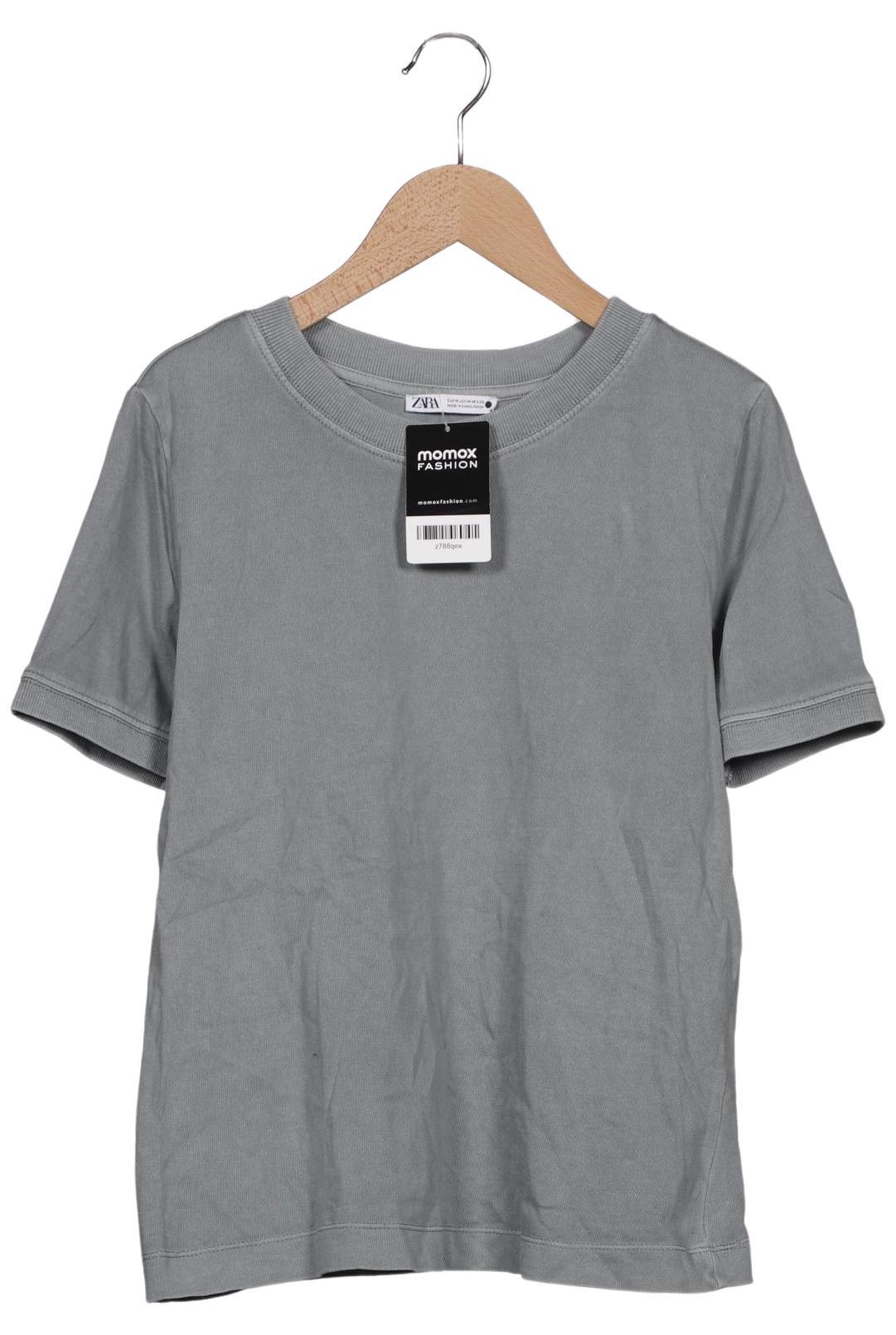 

Zara Damen T-Shirt, grau, Gr. 38