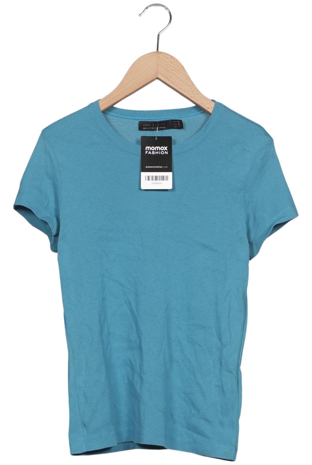 

Zara Damen T-Shirt, blau, Gr. 38