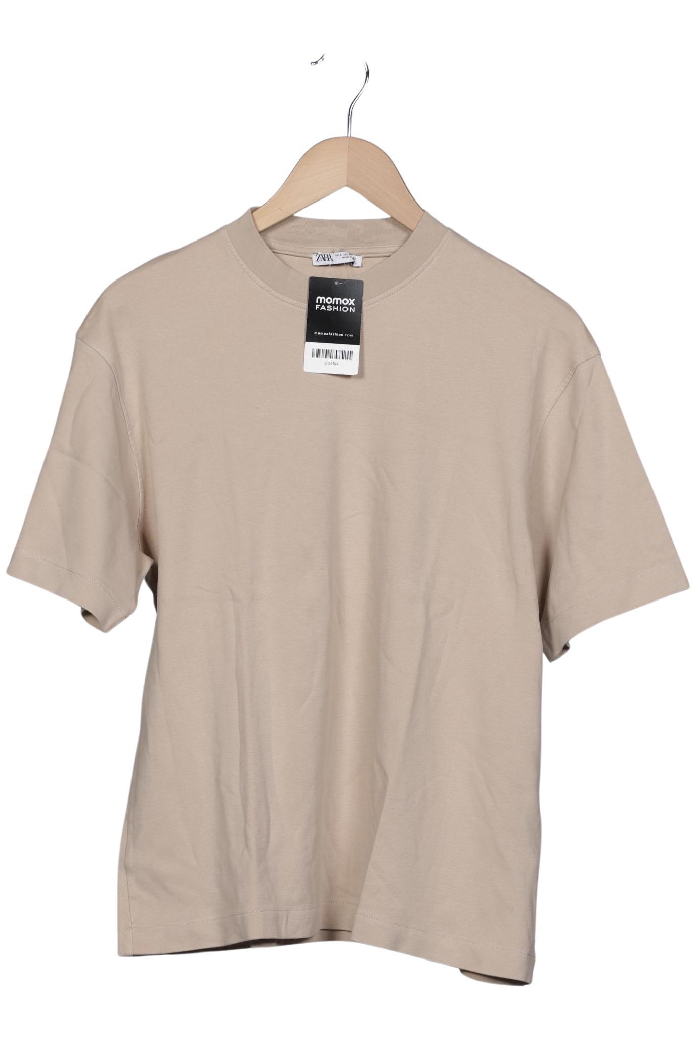 

Zara Damen T-Shirt, beige, Gr. 42