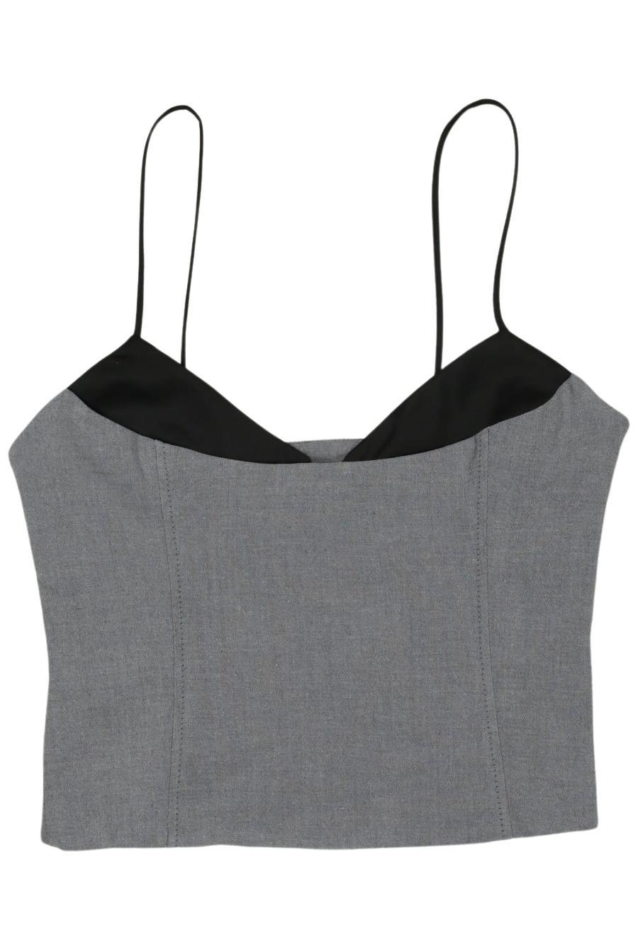 

Zara Damen Top, grau, Gr. 36