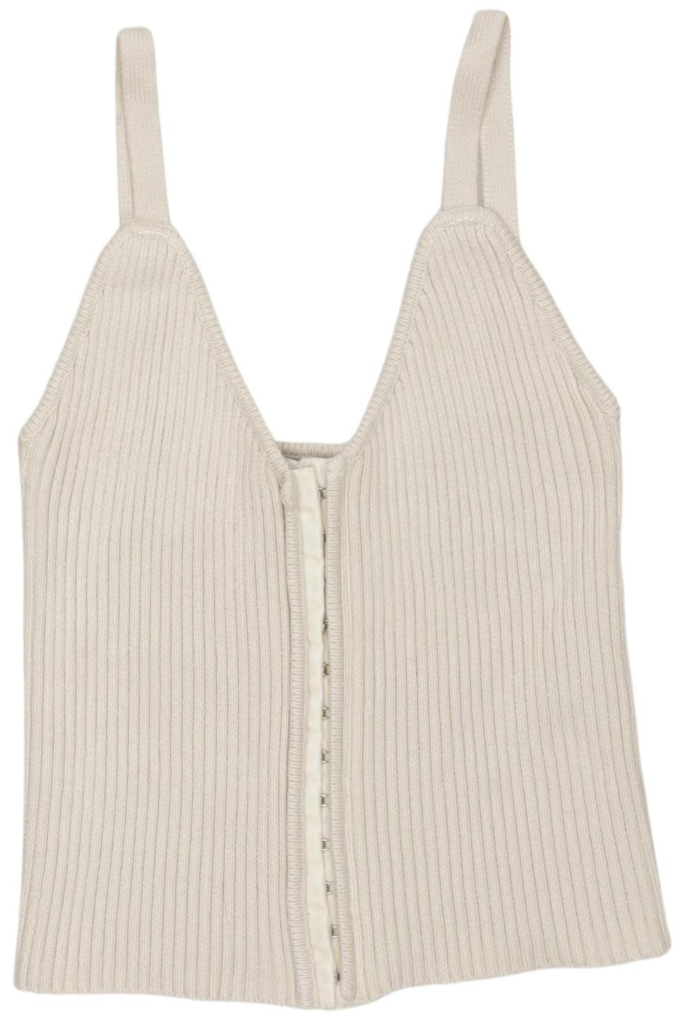 

Zara Damen Top, beige, Gr. 36