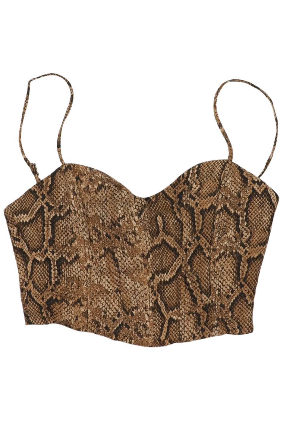 

Zara Damen Top, braun, Gr. 38