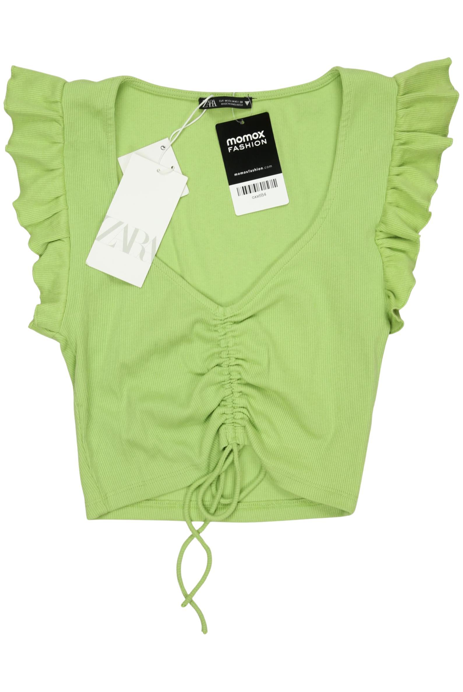 

Zara Damen Top, grün, Gr. 38