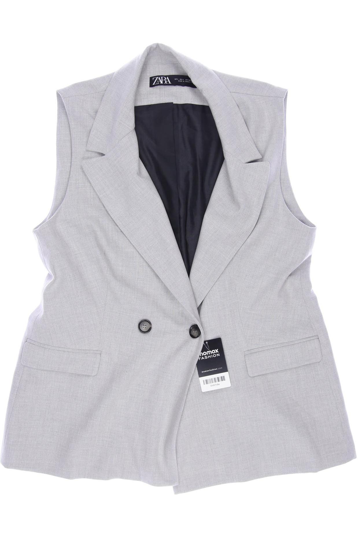 

ZARA Damen Weste, grau