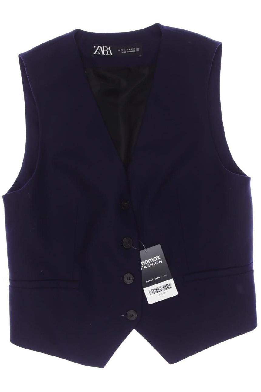 

Zara Damen Weste, marineblau, Gr. 34