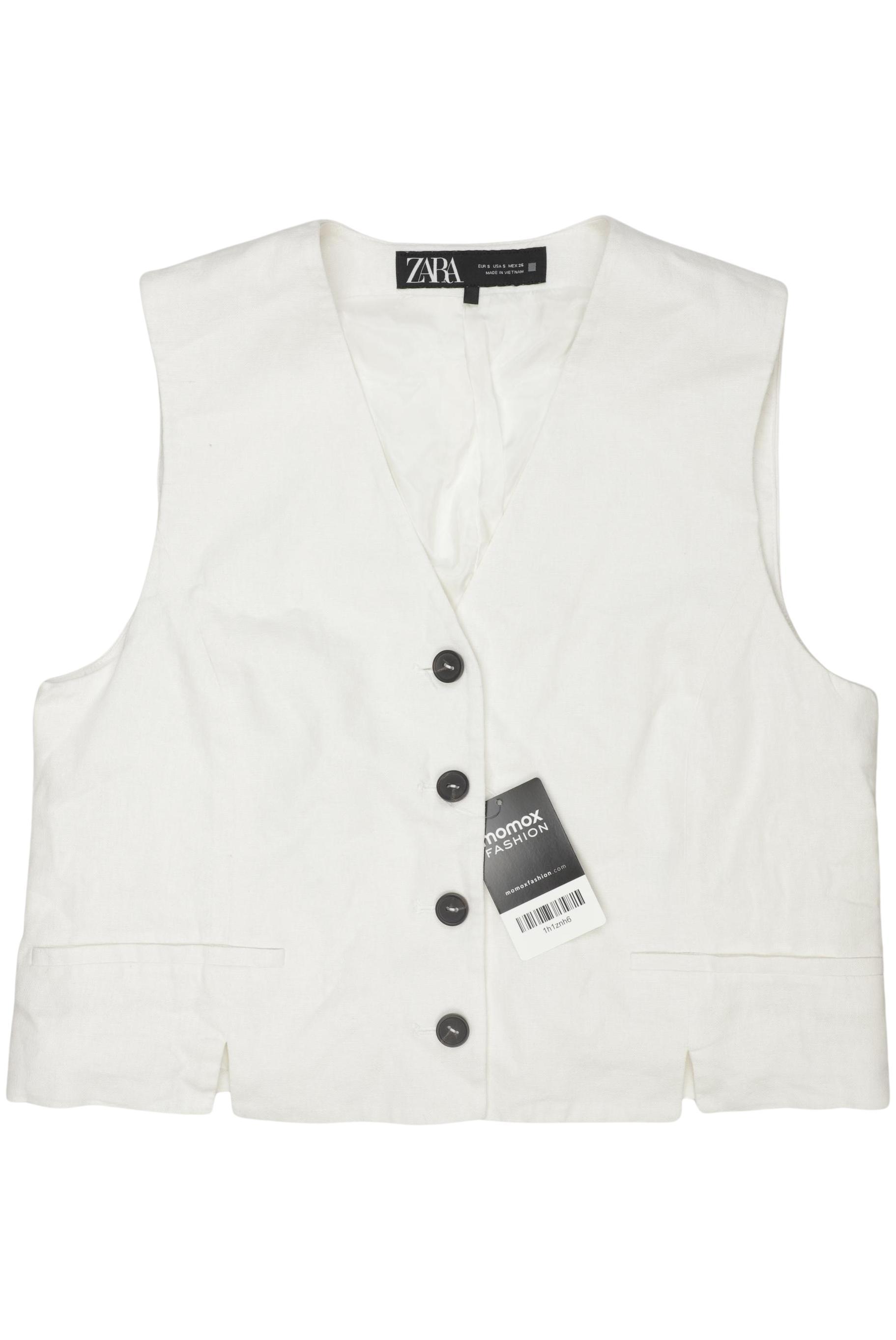 

Zara Damen Weste, weiß, Gr. 36