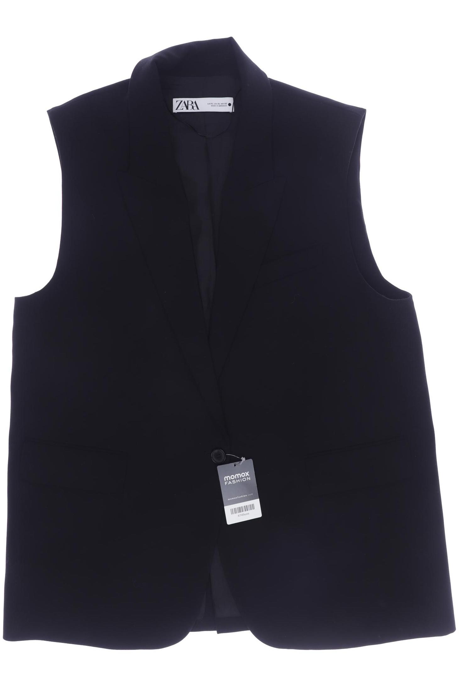 

ZARA Damen Weste, schwarz