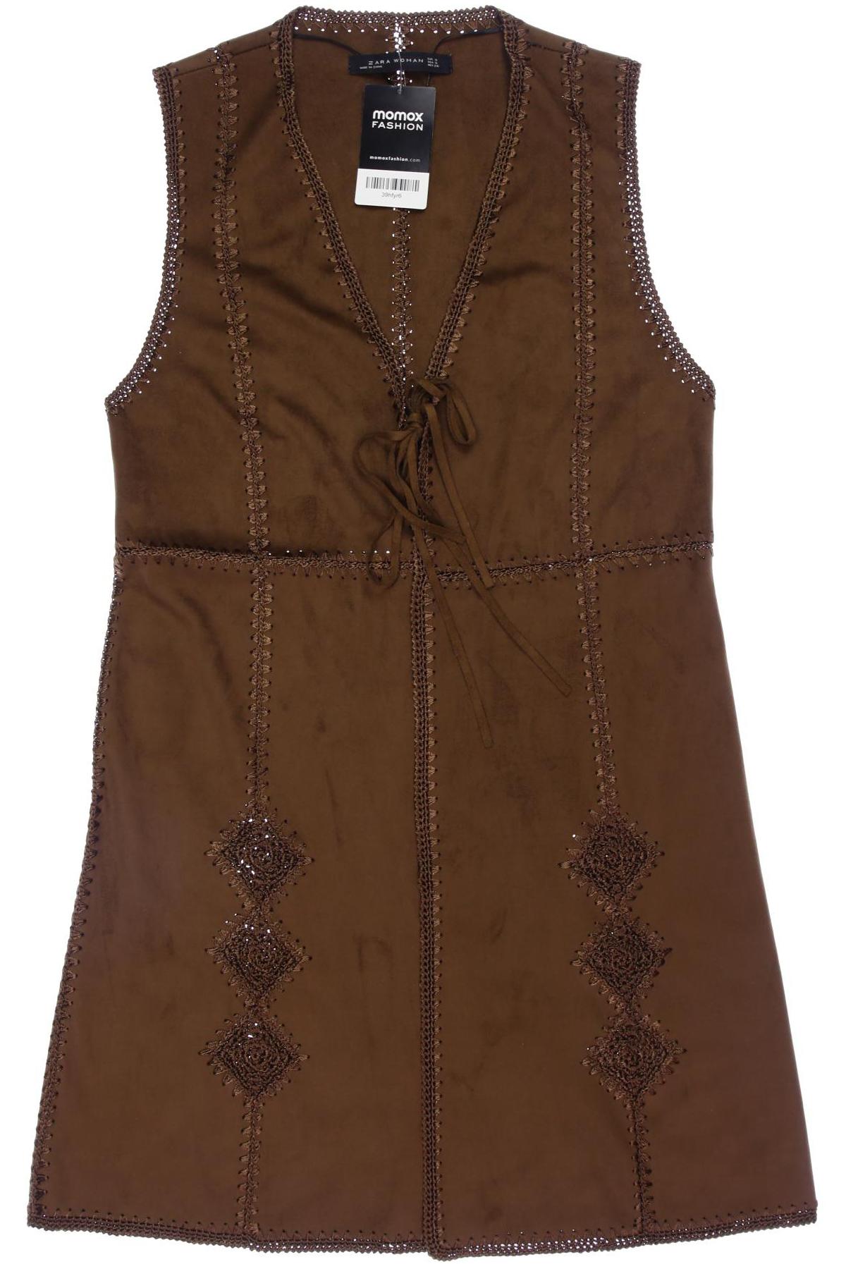 

ZARA Damen Weste, braun