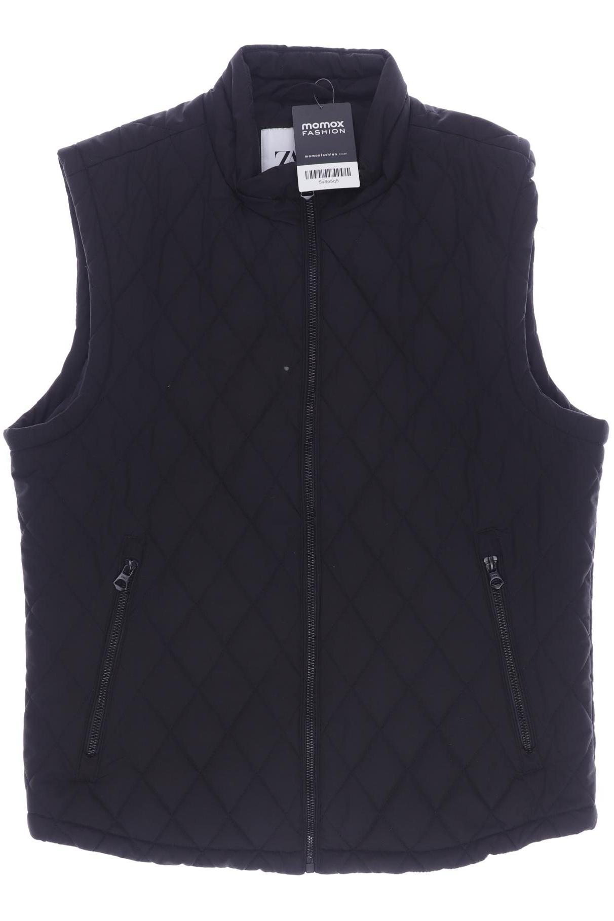 

ZARA Damen Weste, schwarz