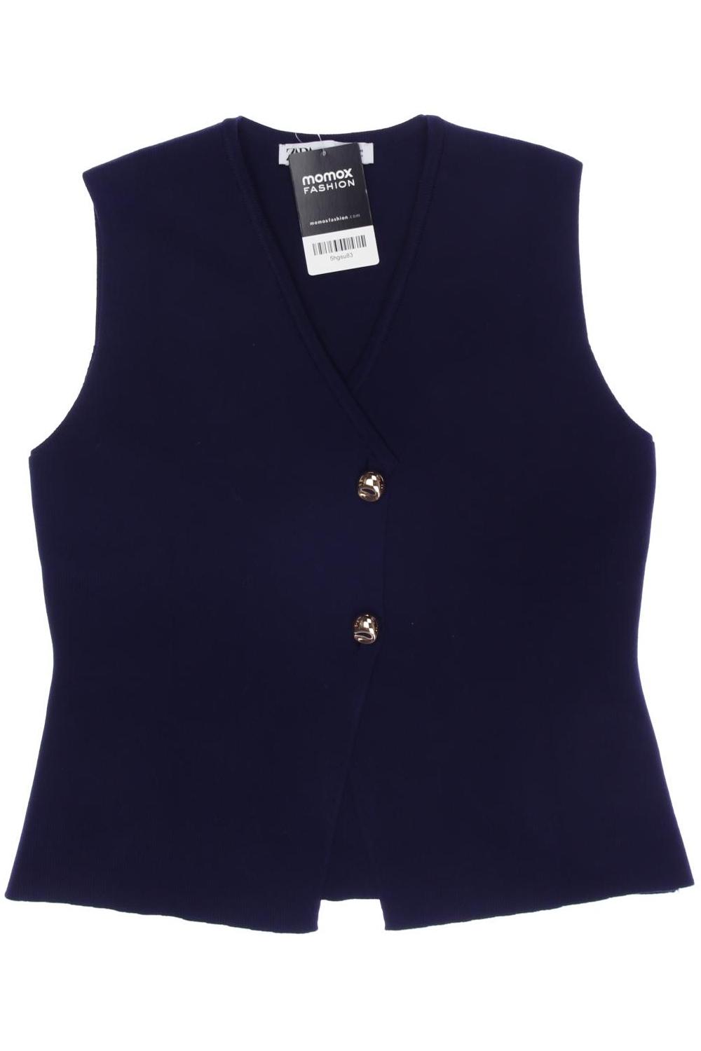 

Zara Damen Weste, marineblau, Gr. 42