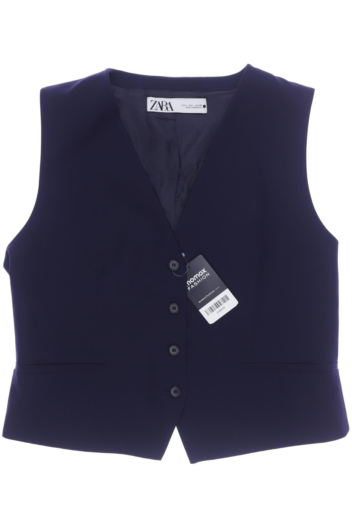 

Zara Damen Weste, marineblau, Gr. 42