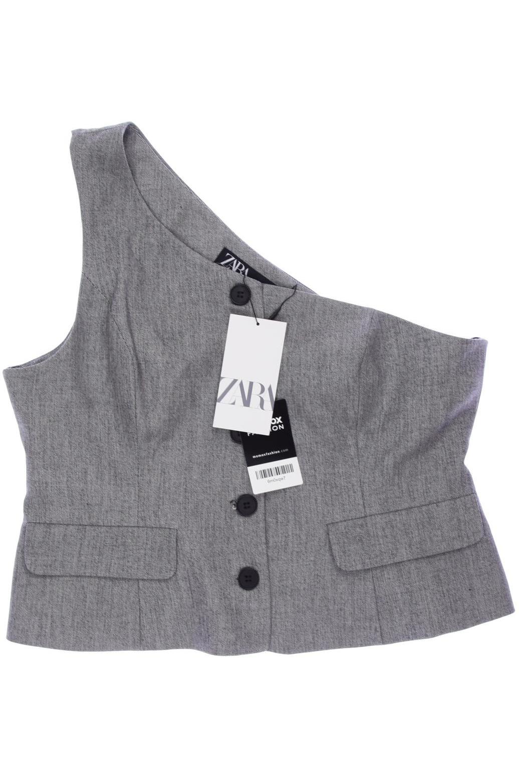 

ZARA Damen Weste, grau