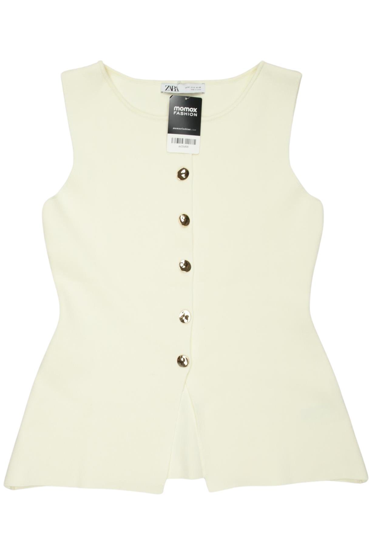 

Zara Damen Weste, cremeweiß, Gr. 38
