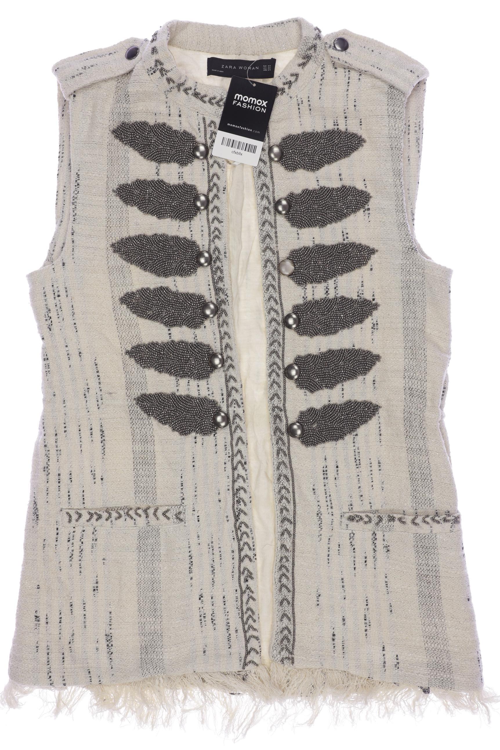 

Zara Damen Weste, cremeweiß, Gr. 34