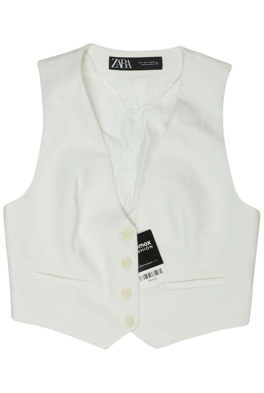 

Zara Damen Weste, weiß, Gr. 36