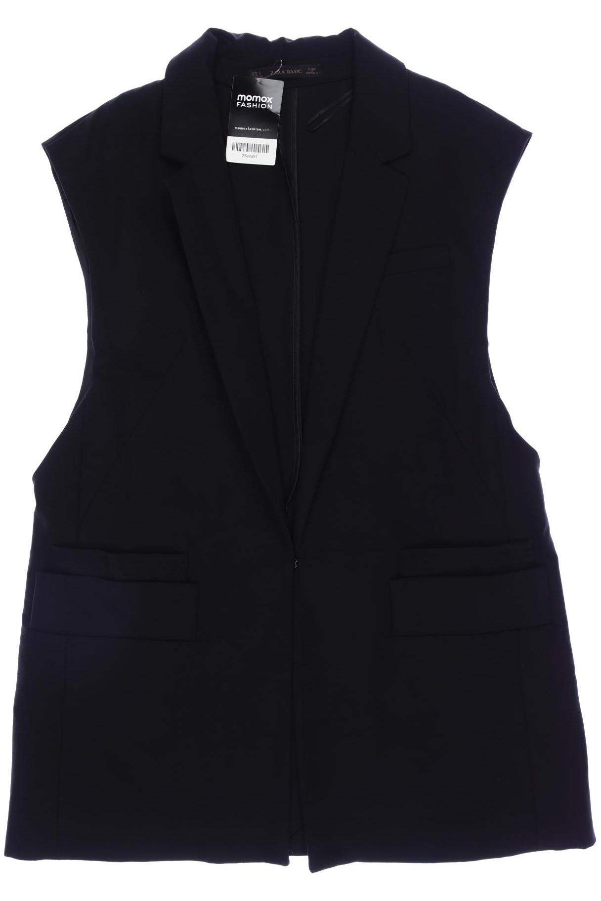 

ZARA Damen Weste, schwarz