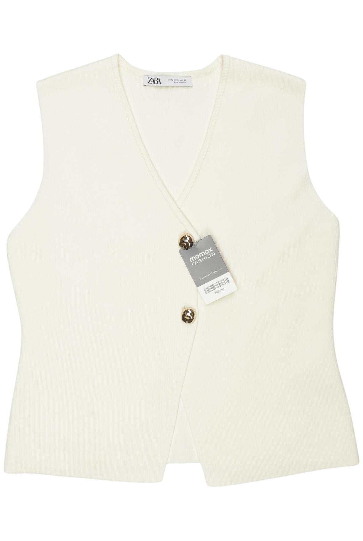 

Zara Damen Weste, cremeweiß, Gr. 44