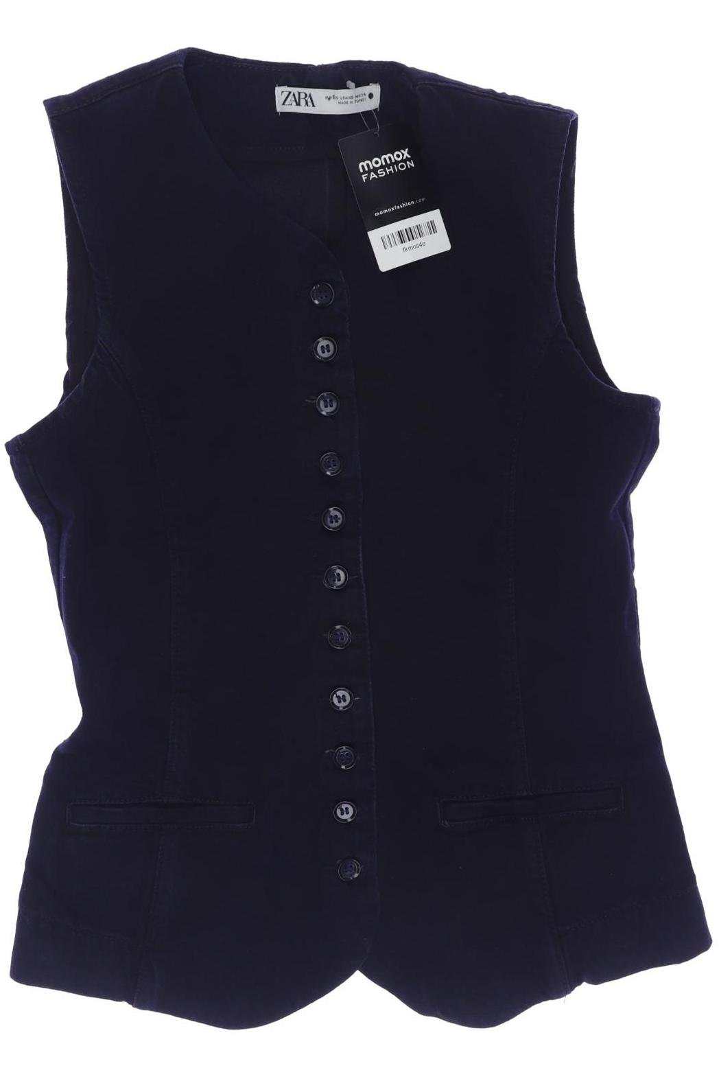 

Zara Damen Weste, marineblau, Gr. 34