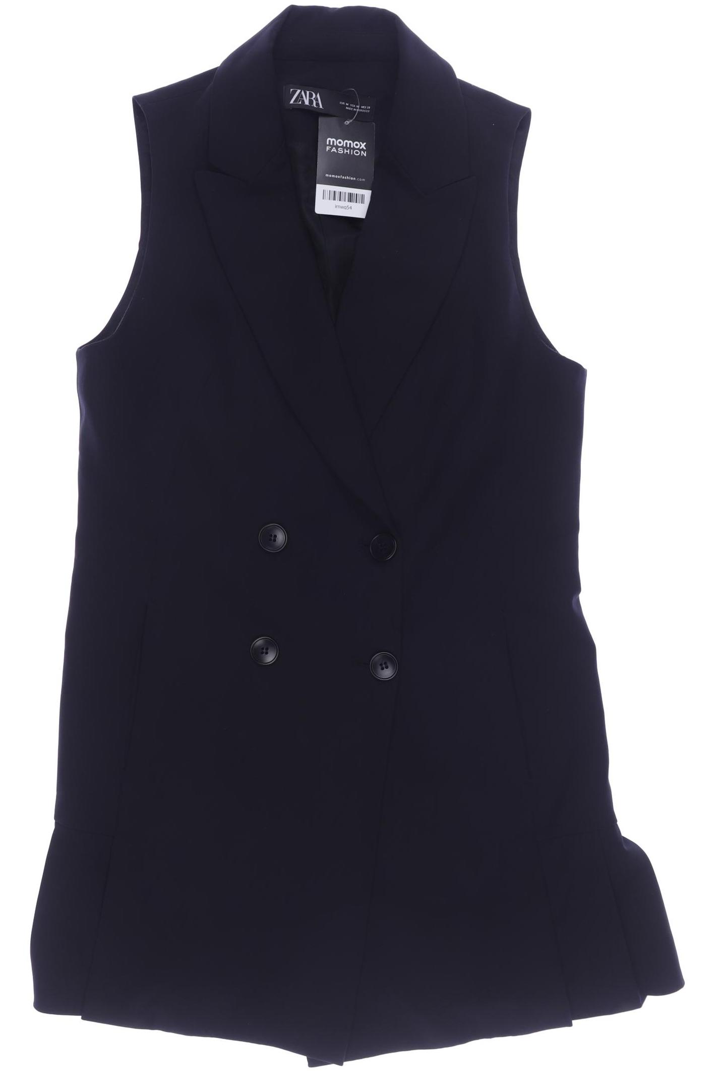 

ZARA Damen Weste, schwarz