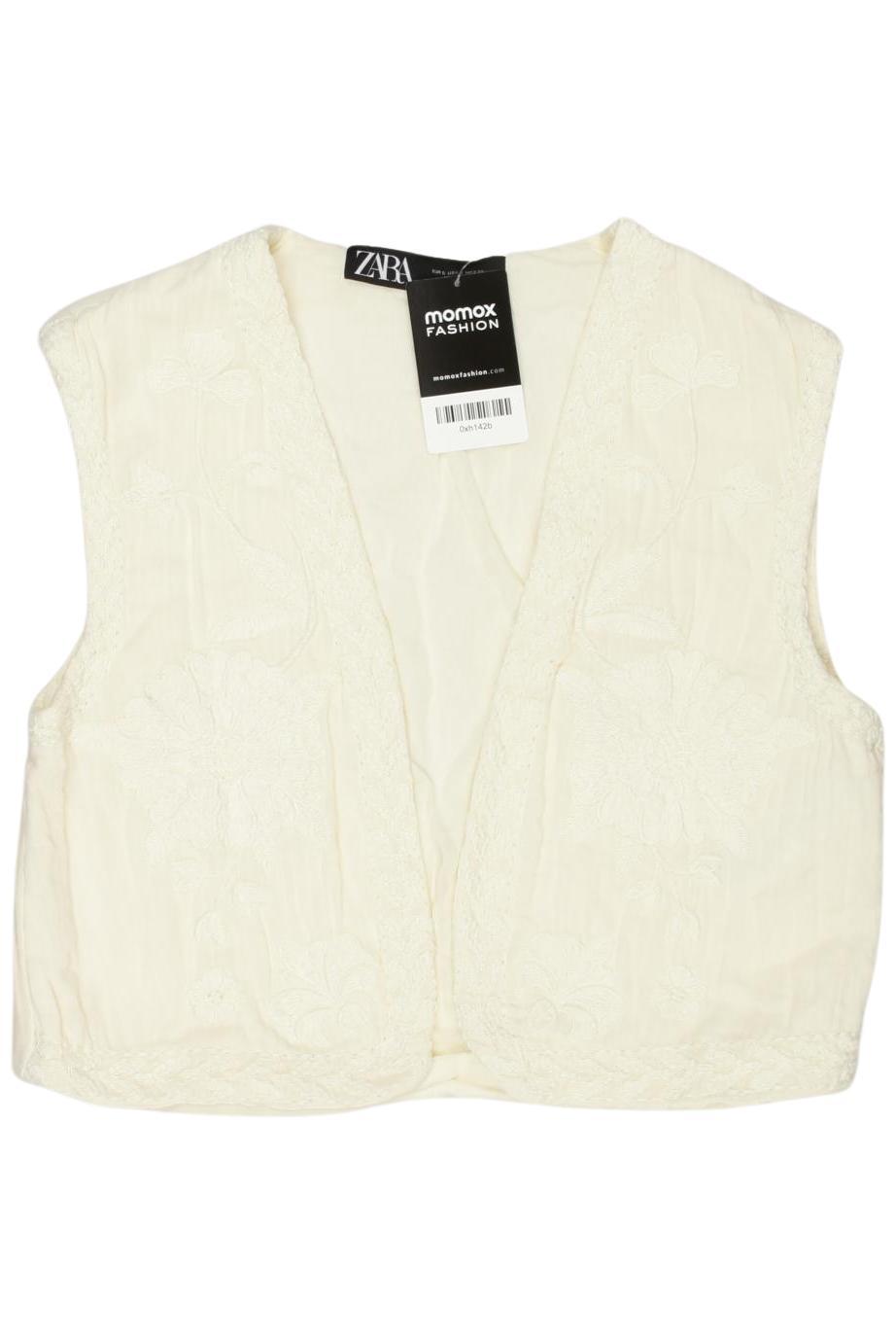

Zara Damen Weste, cremeweiß, Gr. 36