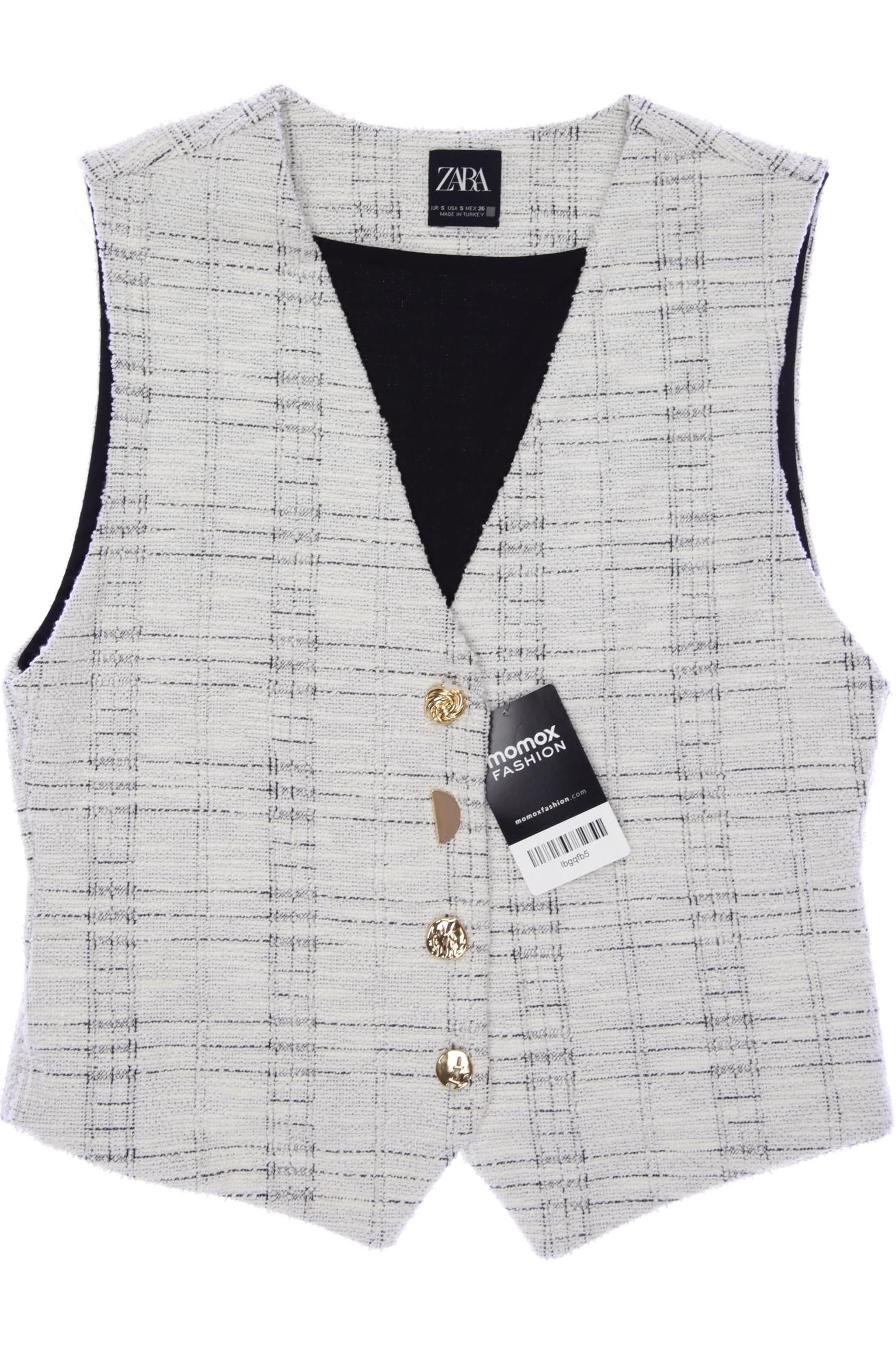 

Zara Damen Weste, cremeweiß, Gr. 36
