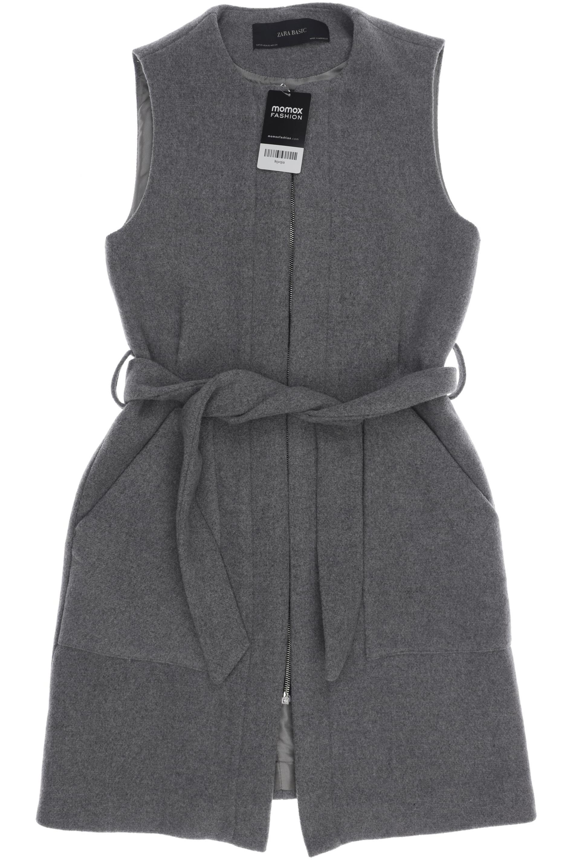 

ZARA Damen Weste, grau