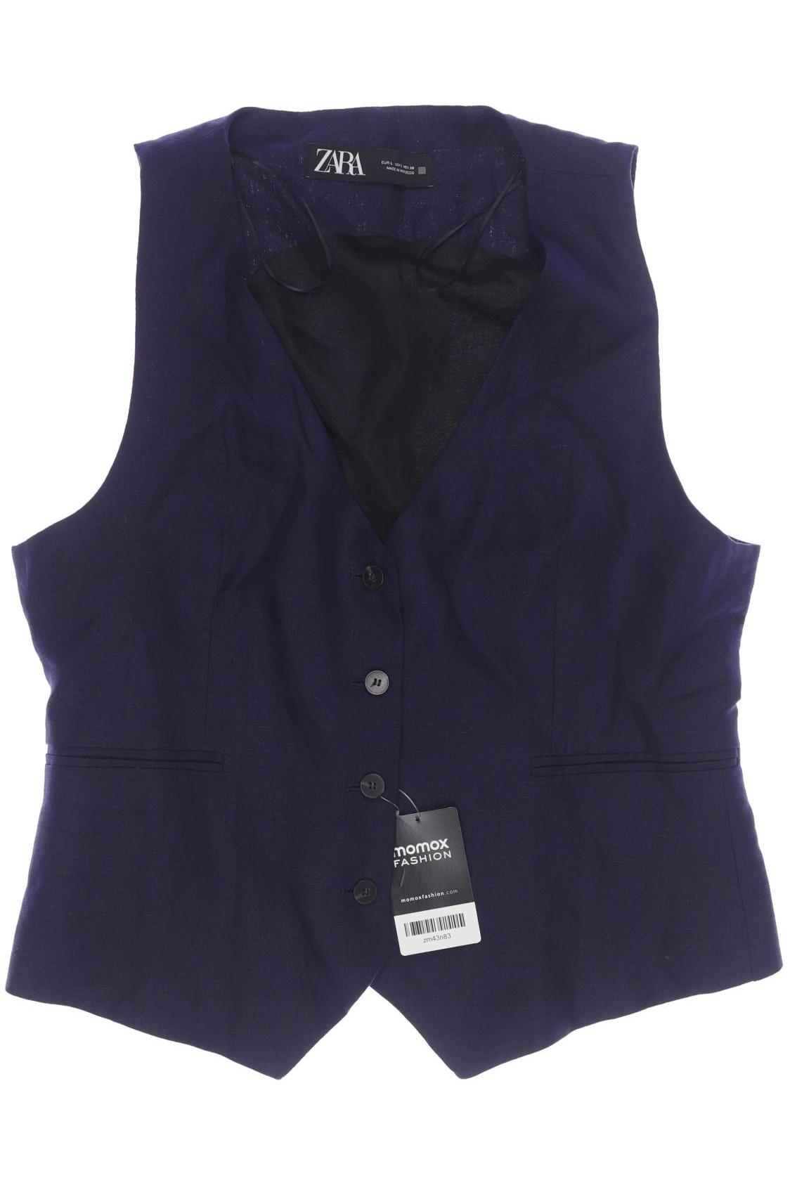 

Zara Damen Weste, marineblau, Gr. 42