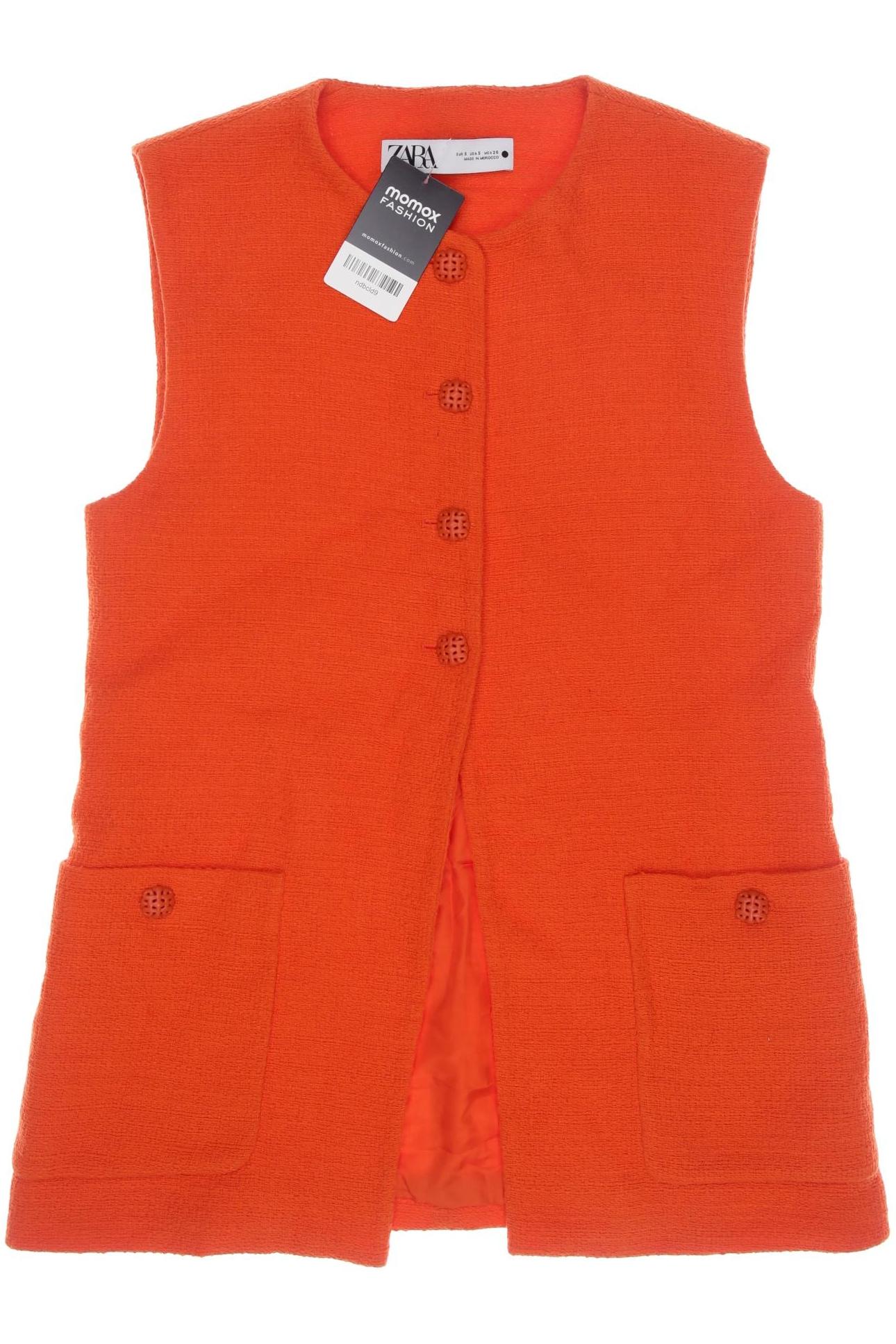 

Zara Damen Weste, orange, Gr. 36