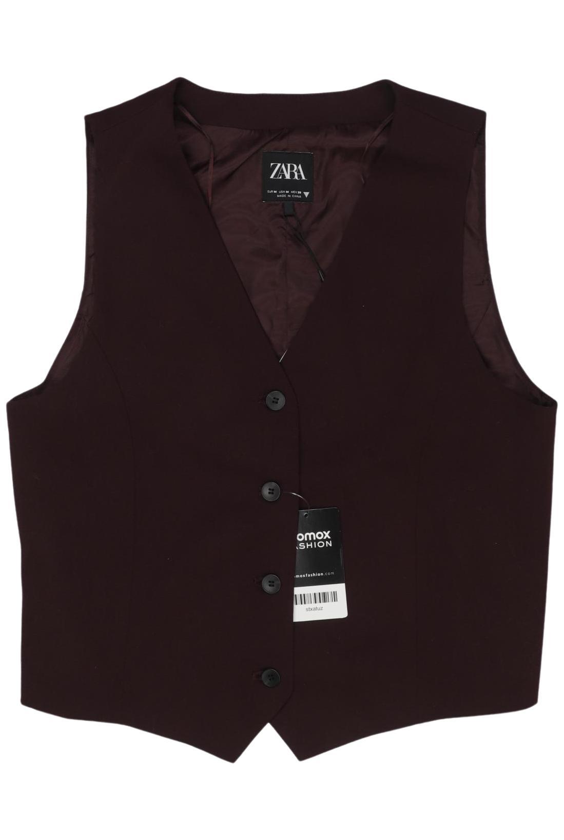 

Zara Damen Weste, bordeaux, Gr. 38