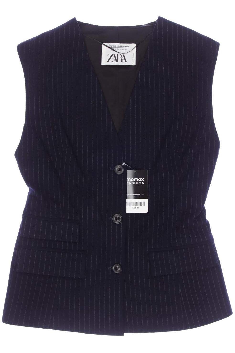 

Zara Damen Weste, marineblau, Gr. 36