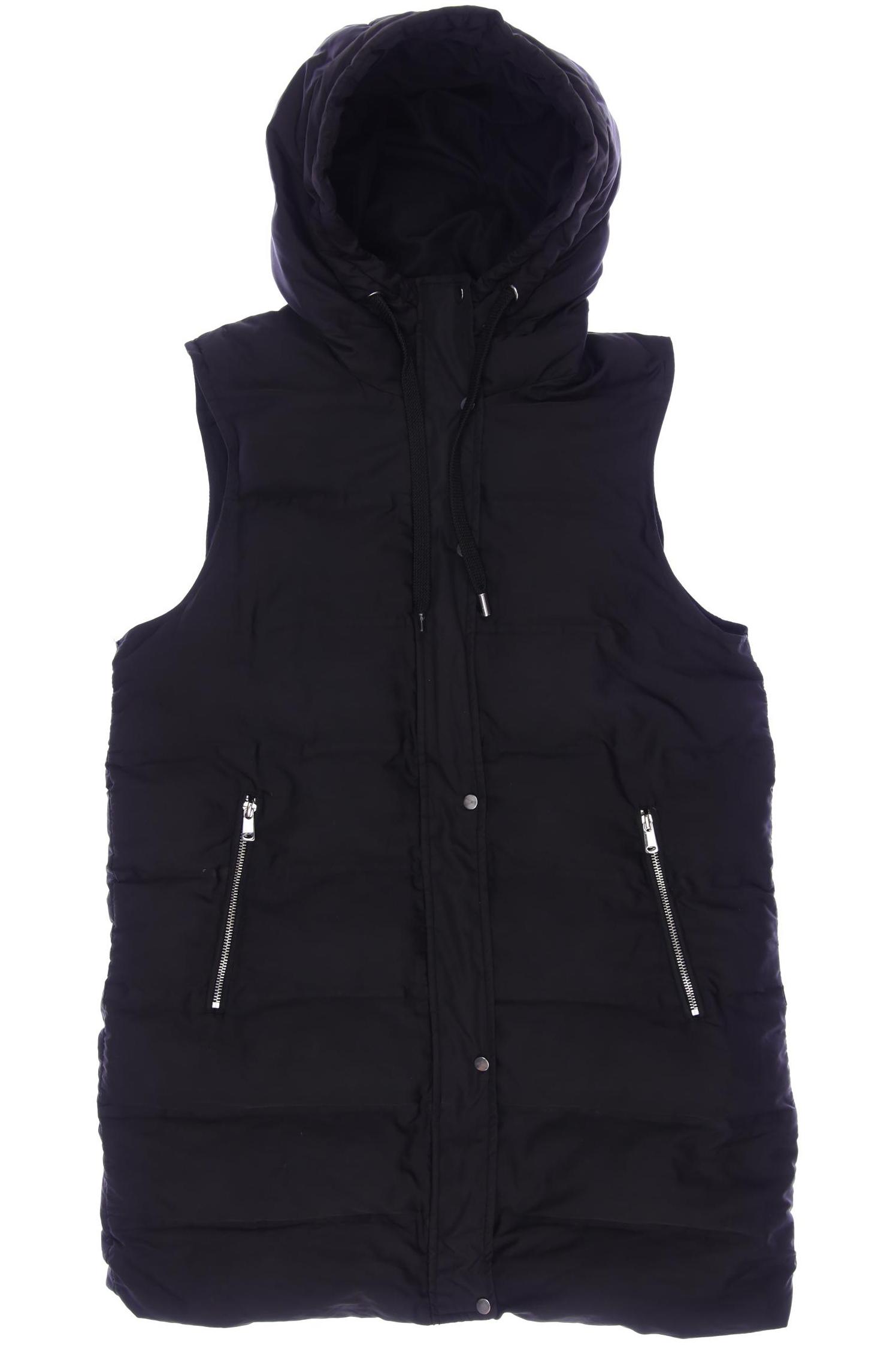 

ZARA Damen Weste, schwarz