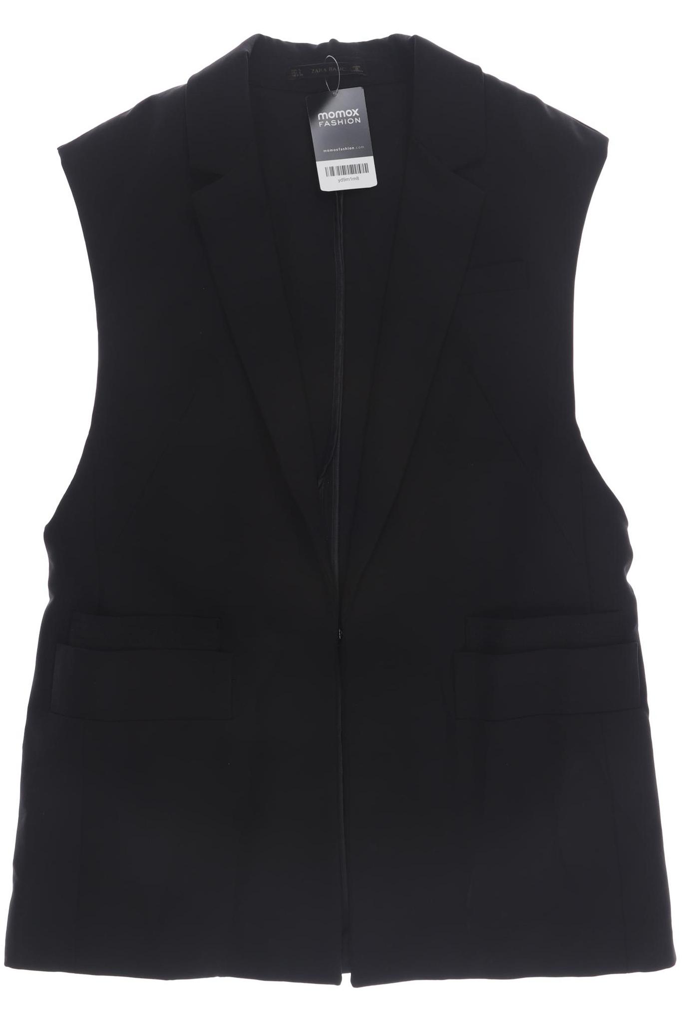 

ZARA Damen Weste, schwarz