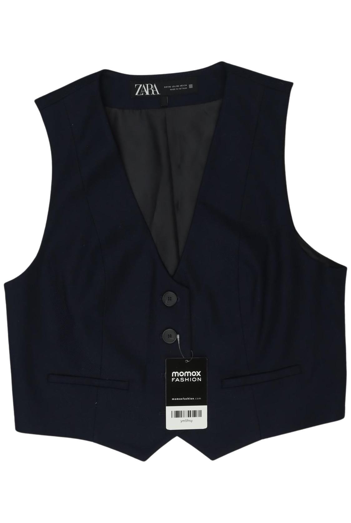 

Zara Damen Weste, marineblau, Gr. 34