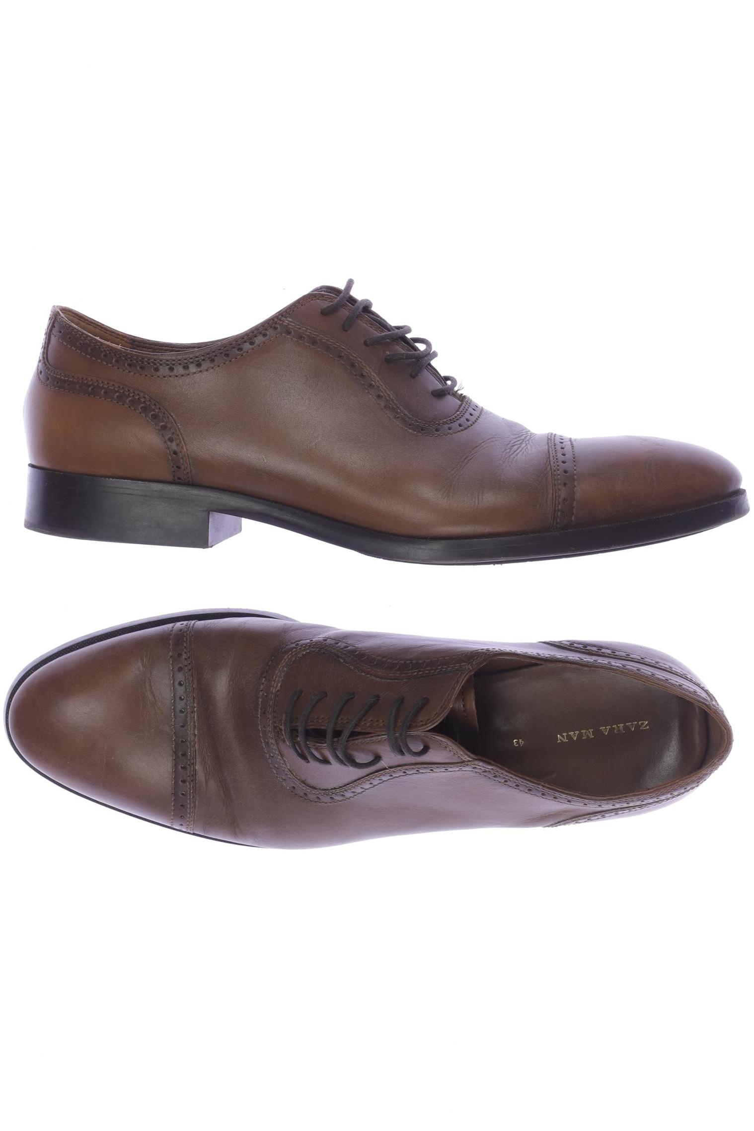 

Zara Herren Halbschuh, braun, Gr. 43