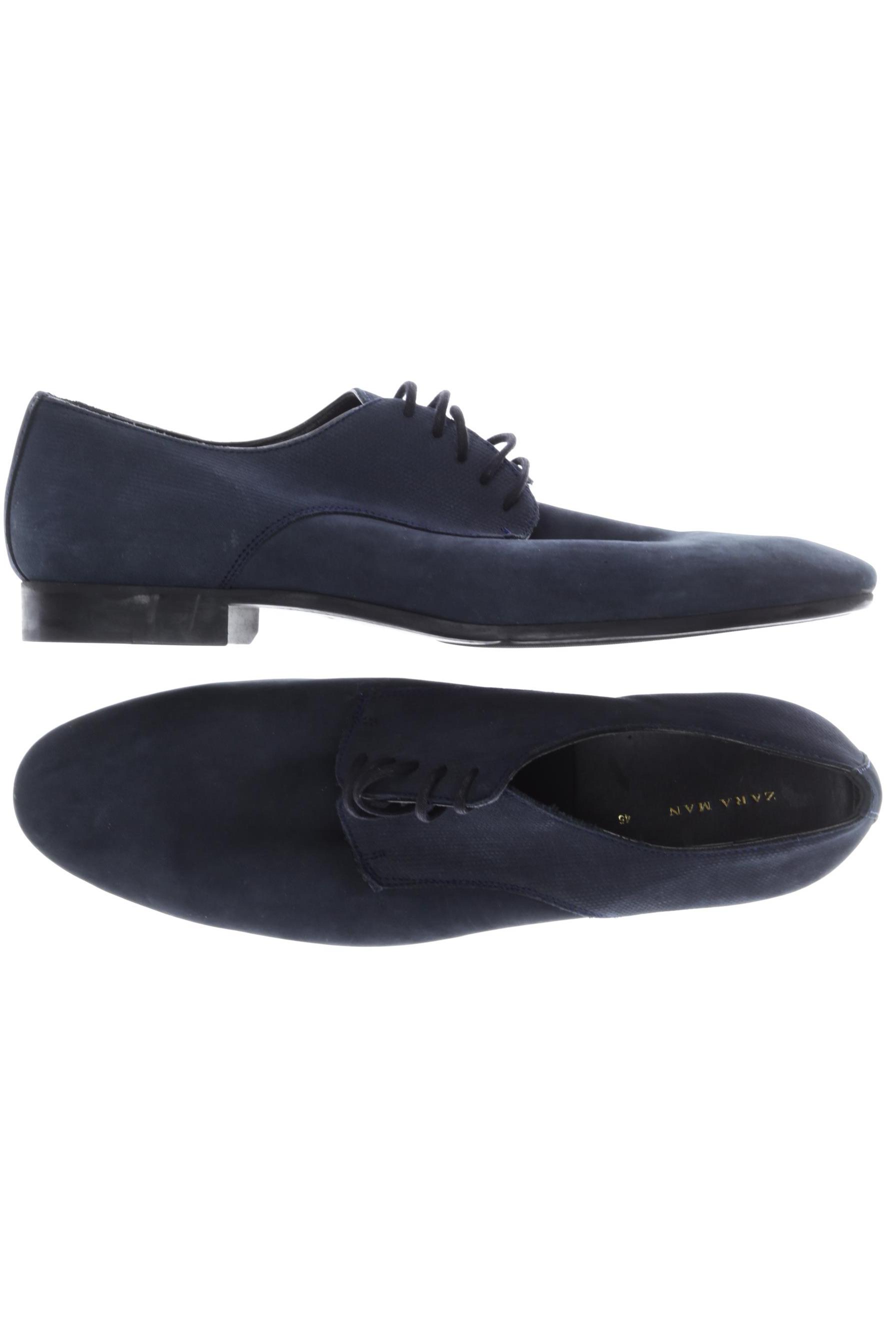 

Zara Herren Halbschuh, marineblau, Gr. 45