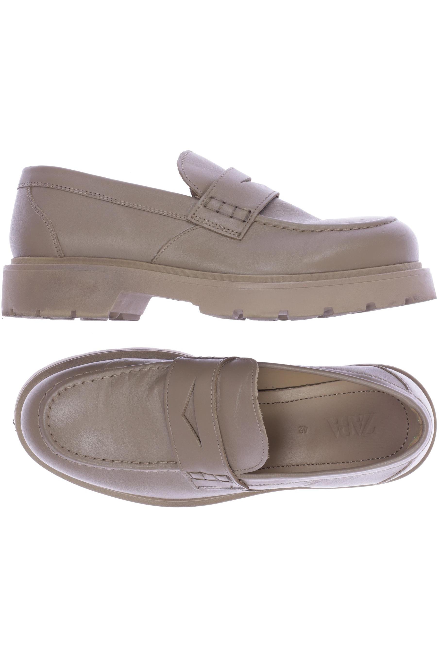 

Zara Herren Halbschuh, beige, Gr. 42