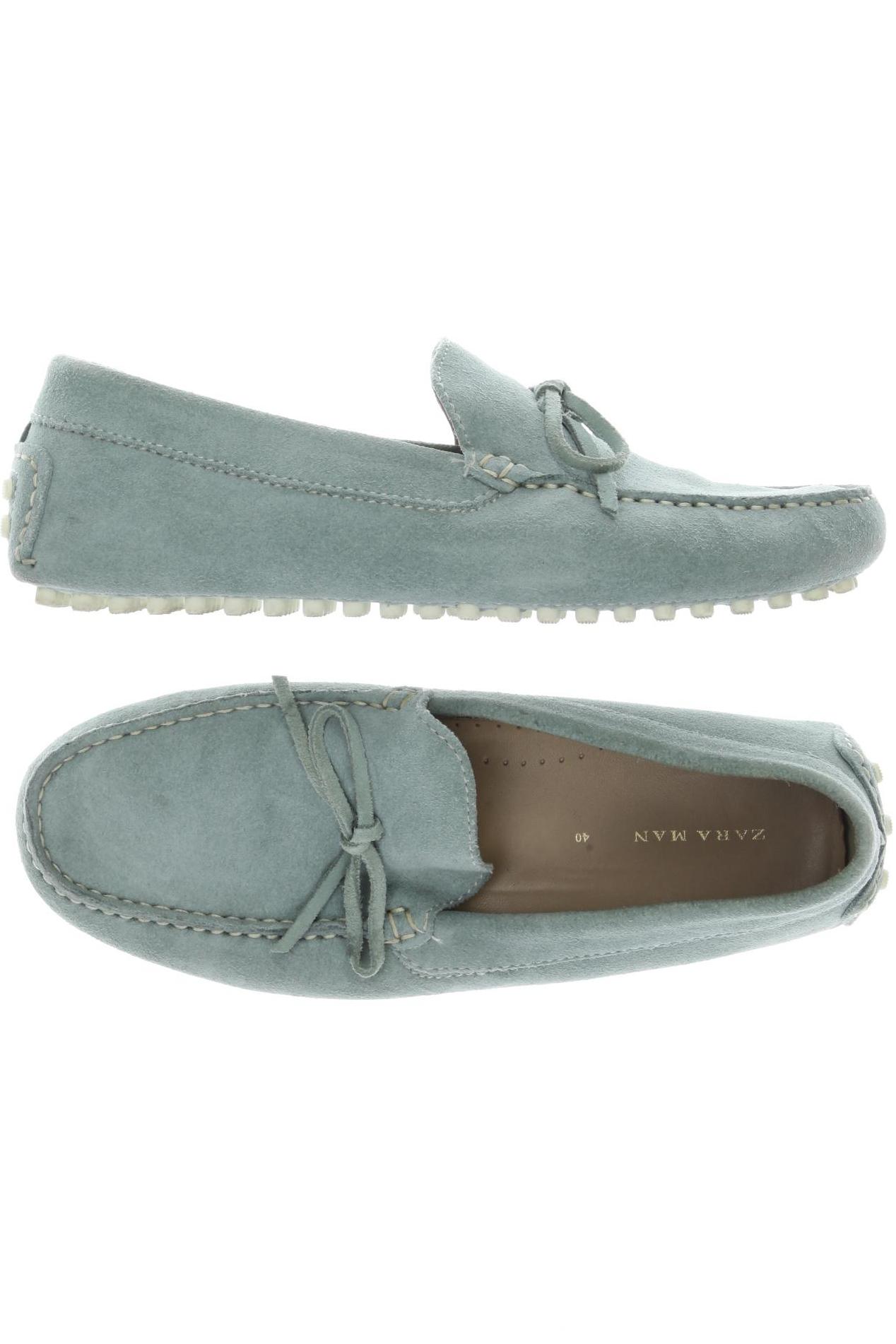 

Zara Herren Halbschuh, türkis, Gr. 40