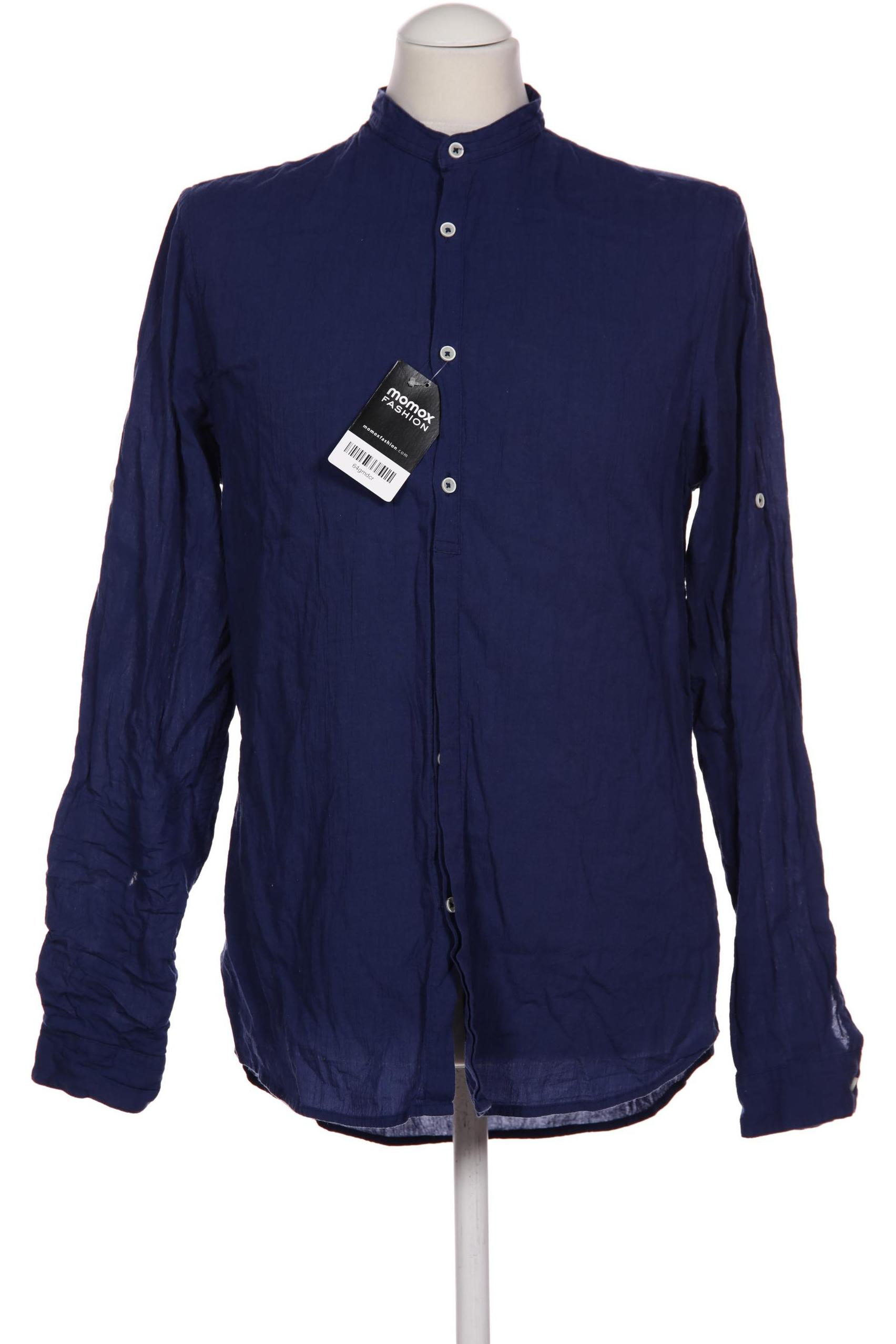 

Zara Herren Hemd, marineblau, Gr. 48