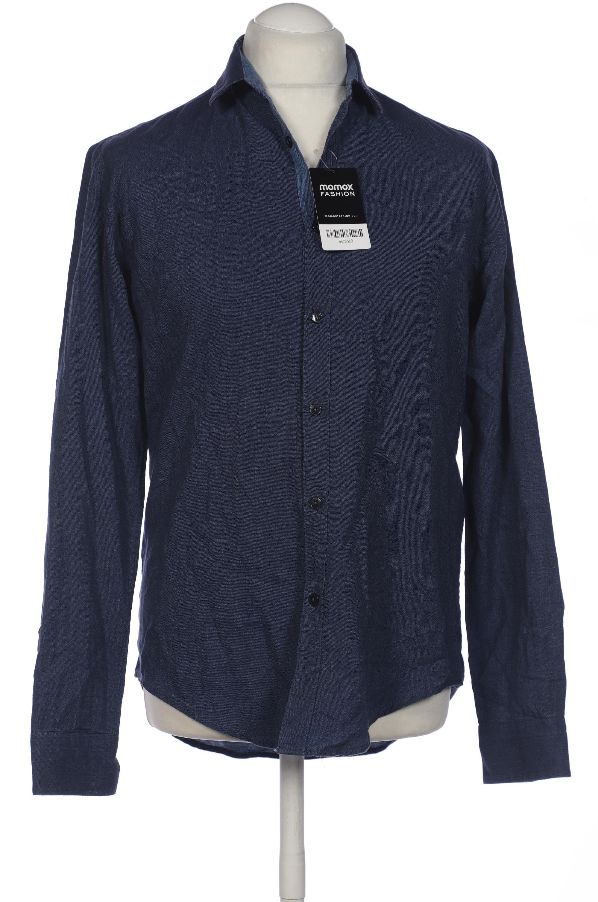 

Zara Herren Hemd, marineblau, Gr. 52